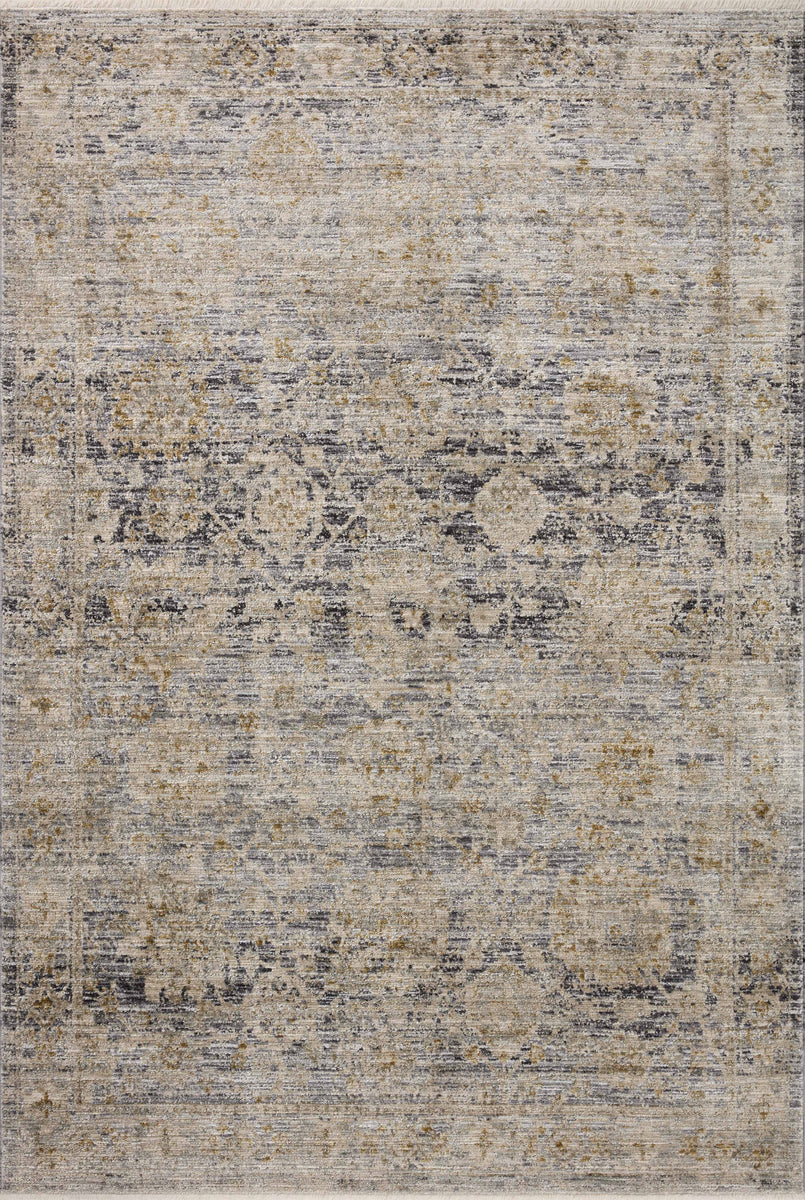 Loloi Stanley ST-03 Beige/Charcoal Closeout Area Rug - Rugs A Bound