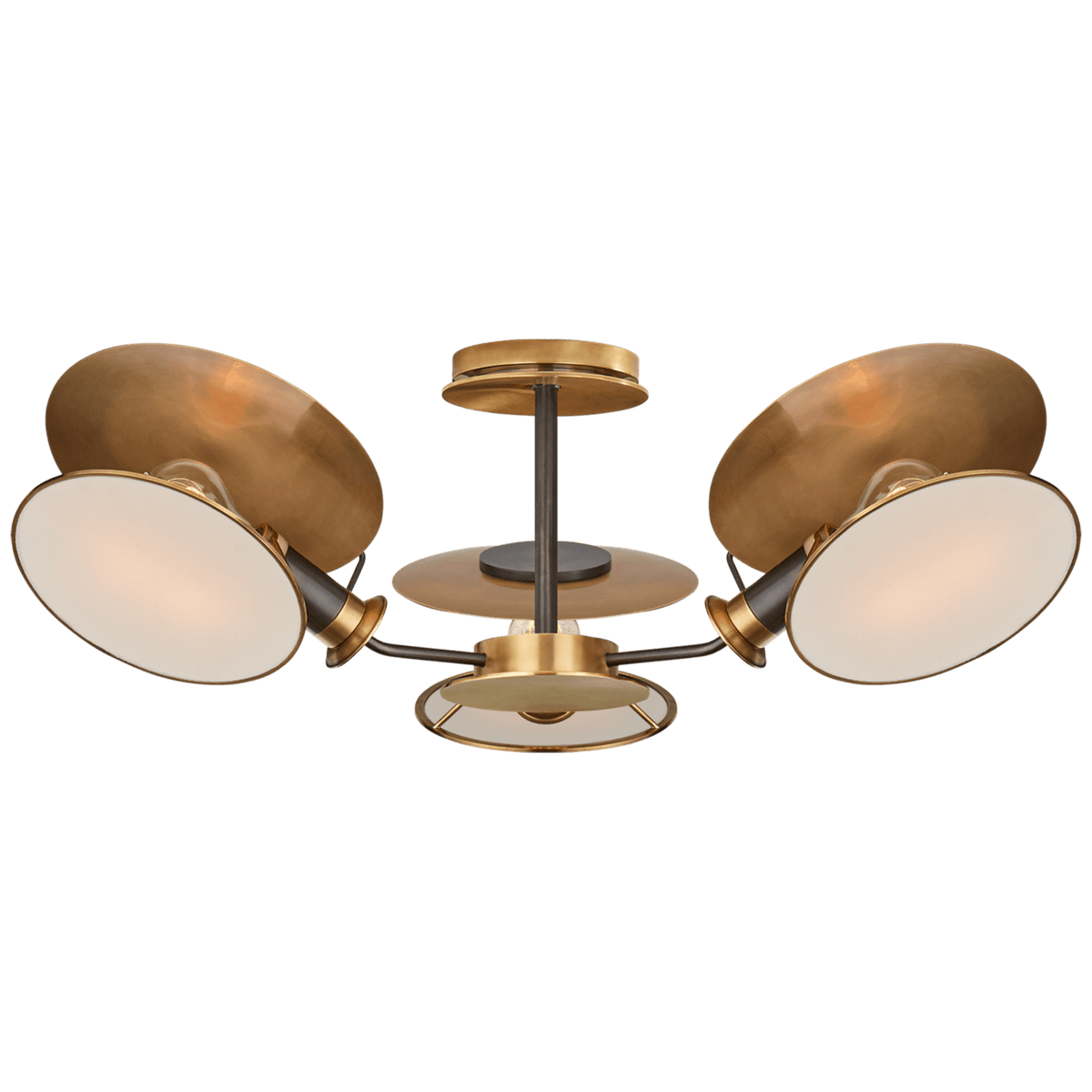 Osiris Medium Reflector Semi-Flush Mount – Stoffer Home