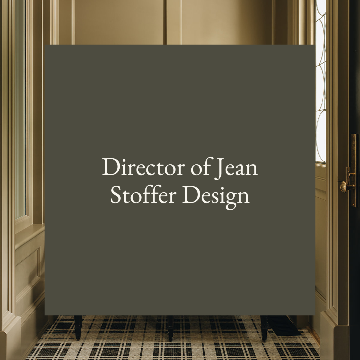 Director of Jean Stoffer Design