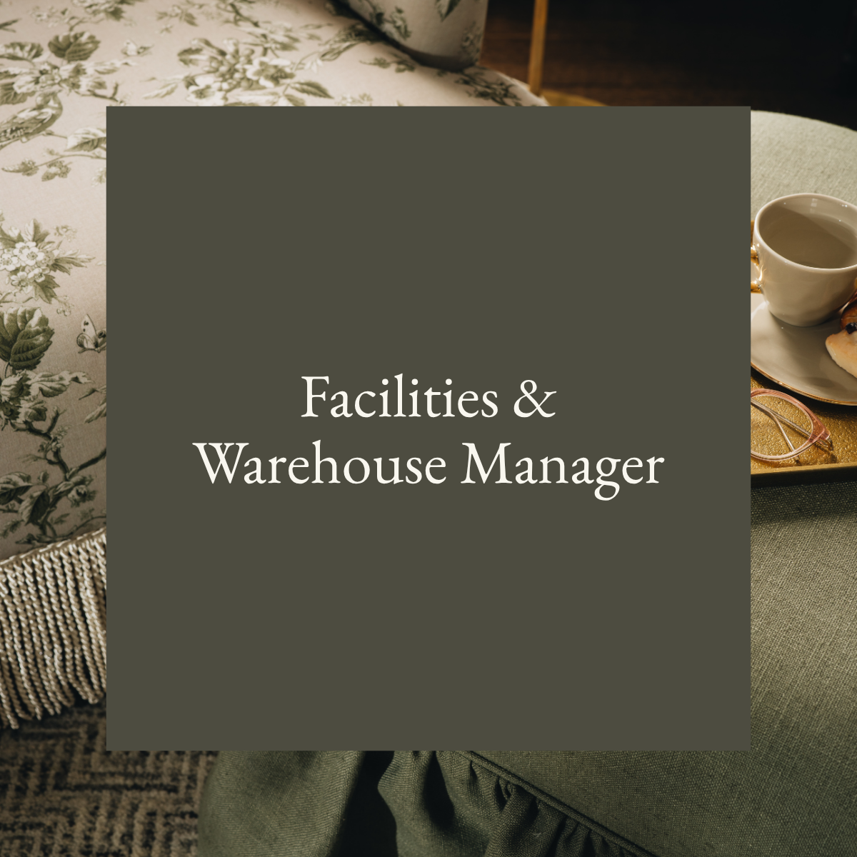 Facilities & Warehouse Manager