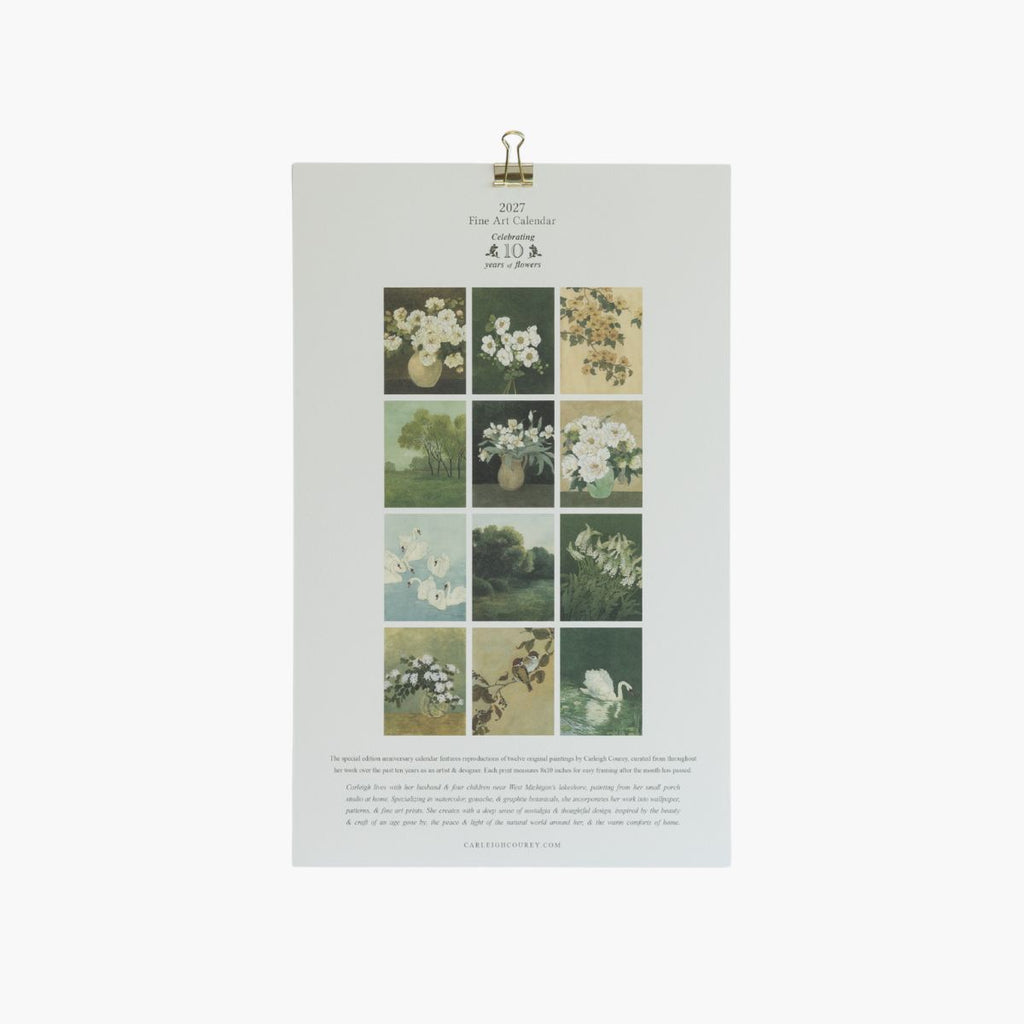 2027 Botanical Wall Calendar