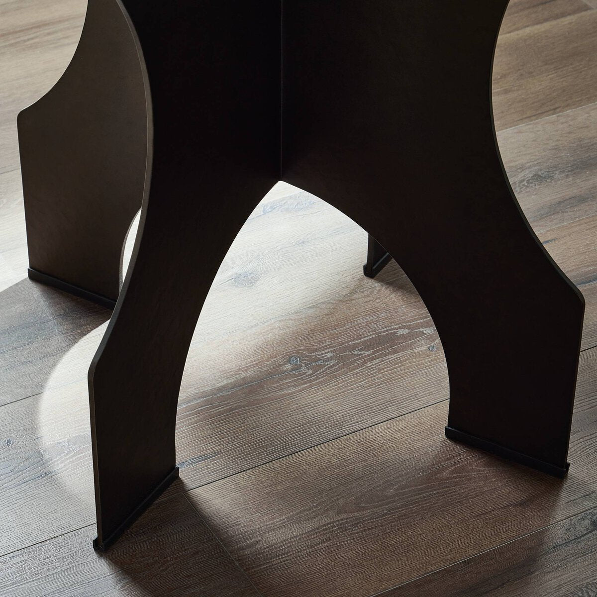 Round Iron Side Table