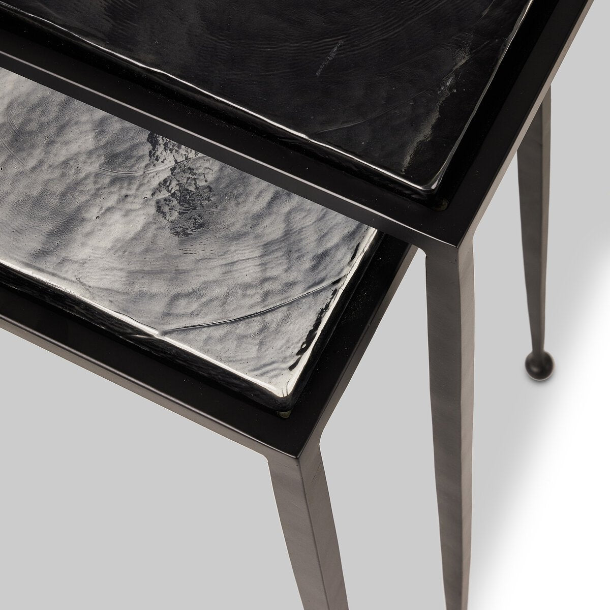 Dalton Cast Glass Nesting Tables
