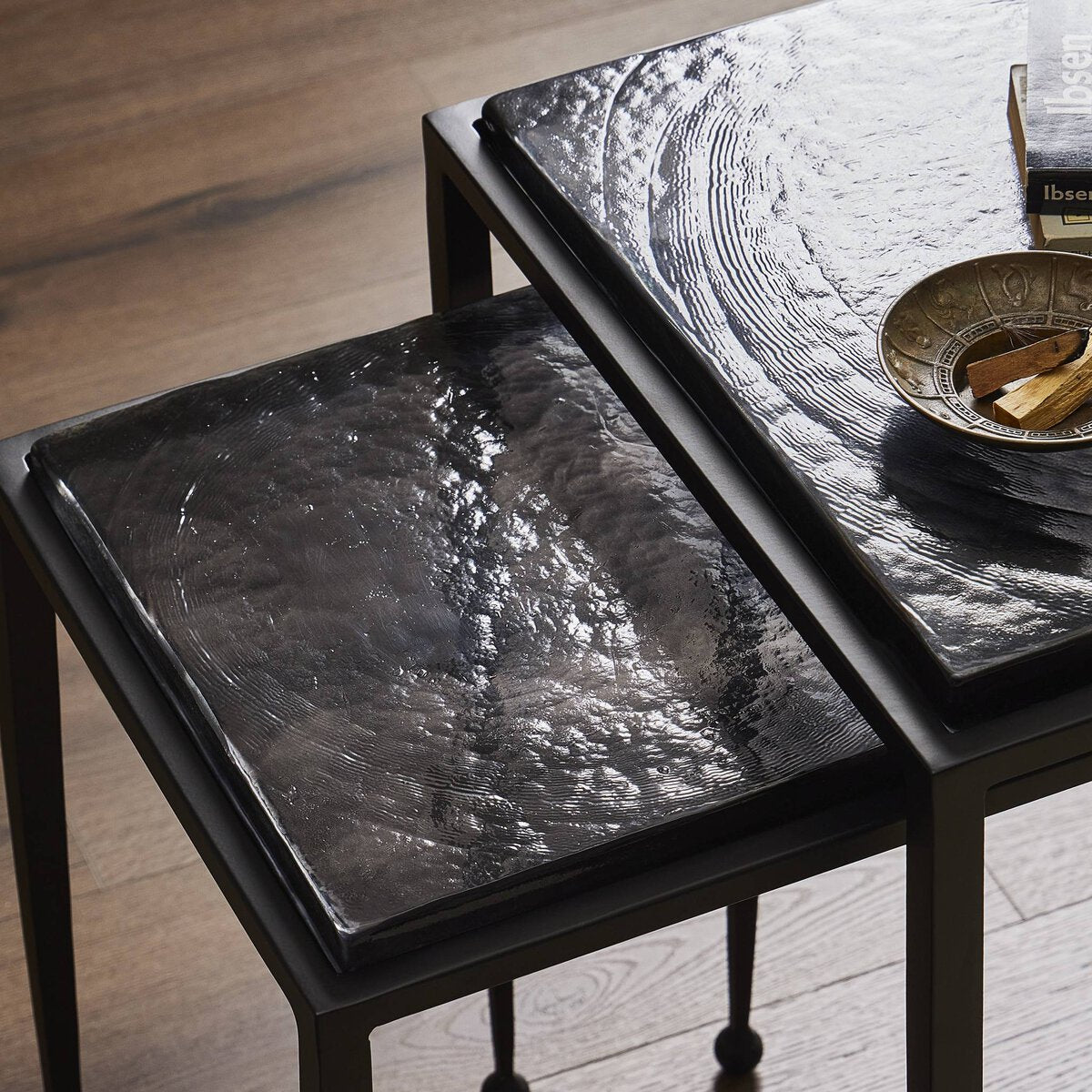 Dalton Cast Glass Nesting Tables