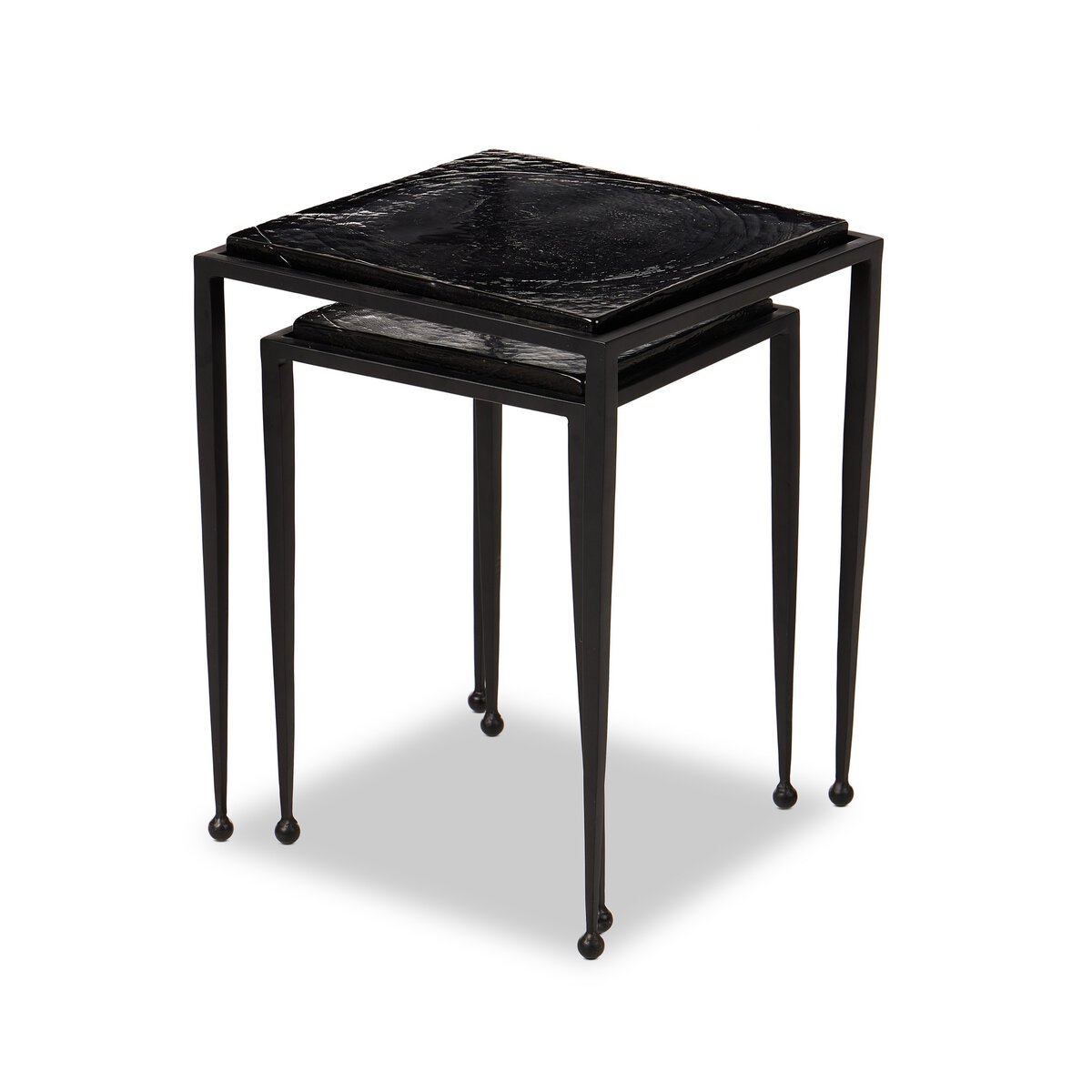 Dalton Cast Glass Nesting Tables