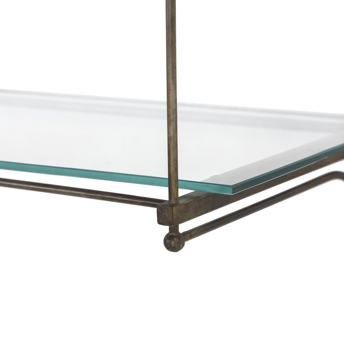 Lily Brushed Iron Shelves