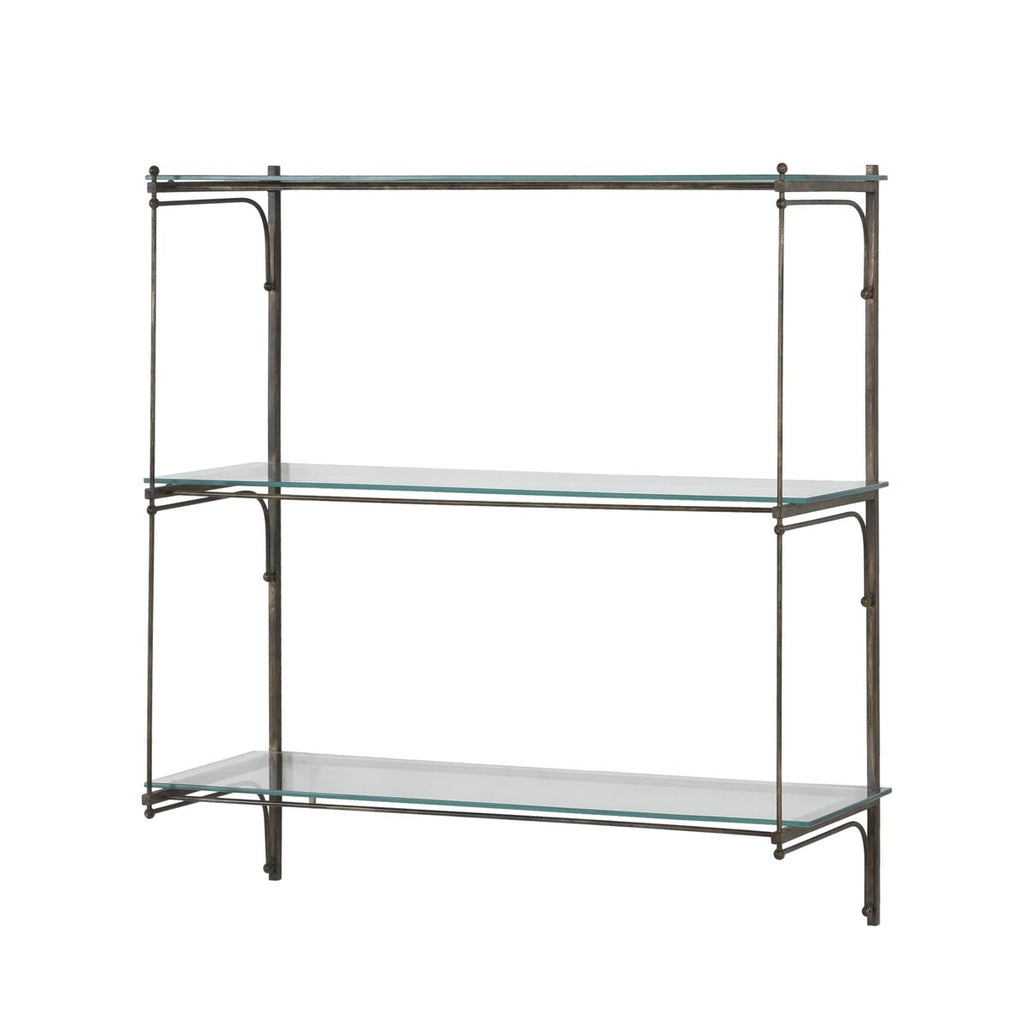 Lily Brushed Iron Shelves