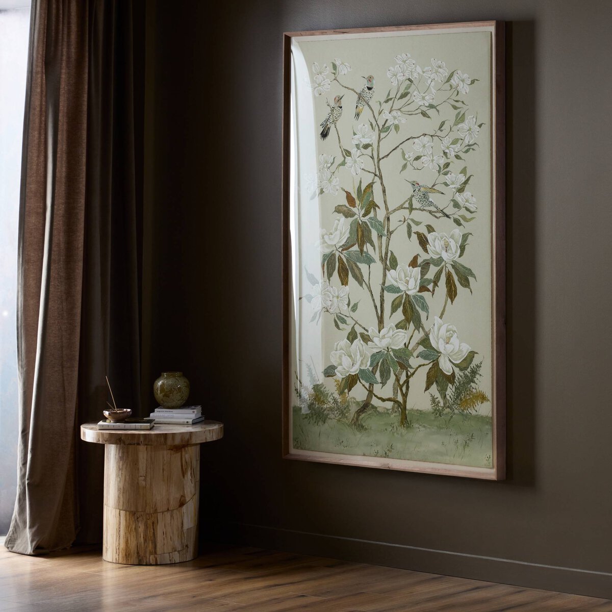 Tan Chinoiserie