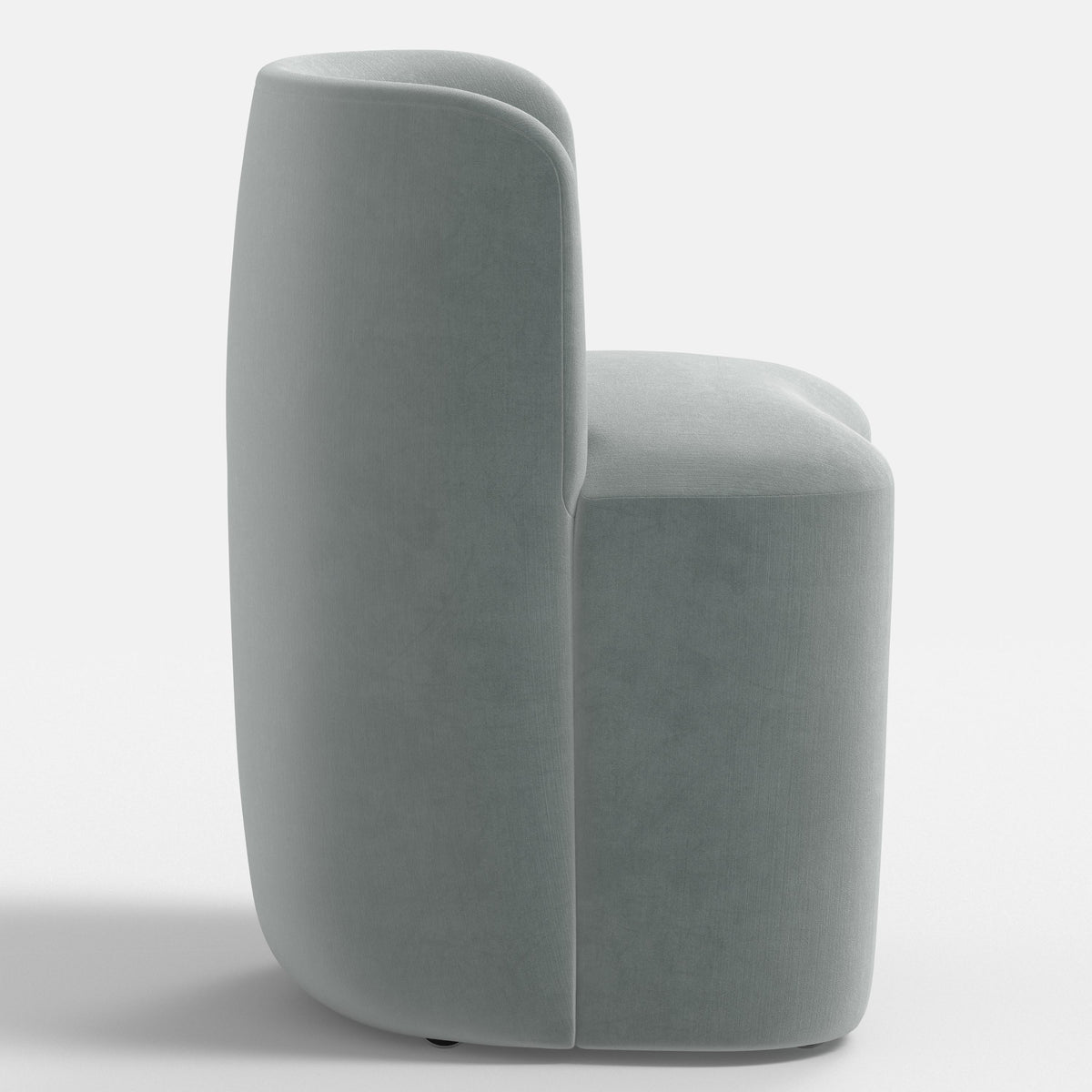 Gail Dining Chair in Performance Velvet in Lichen