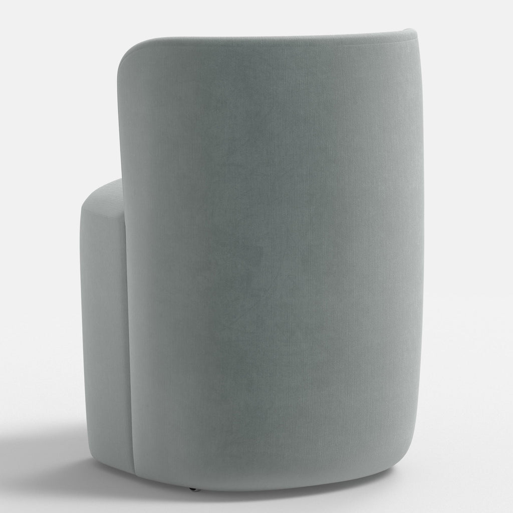 Gail Dining Chair in Performance Velvet in Lichen