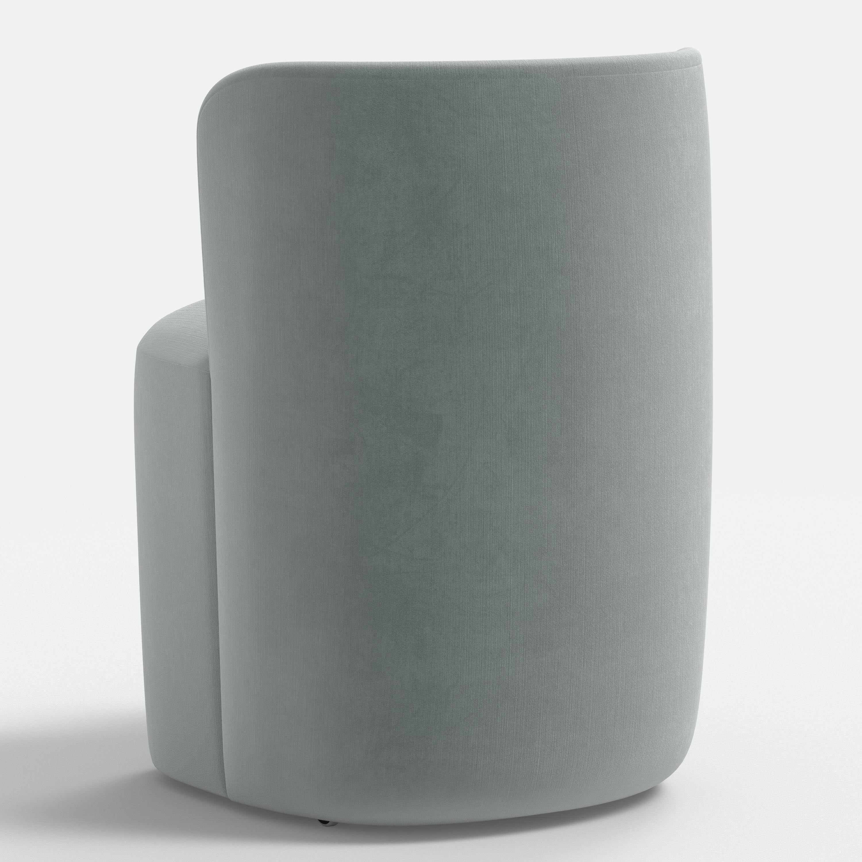 Gail Dining Chair in Performance Velvet in Lichen