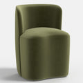 Gail Dining Chair in Performance Velvet in Moss