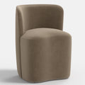 Gail Dining Chair in Performance Velvet in Walnut