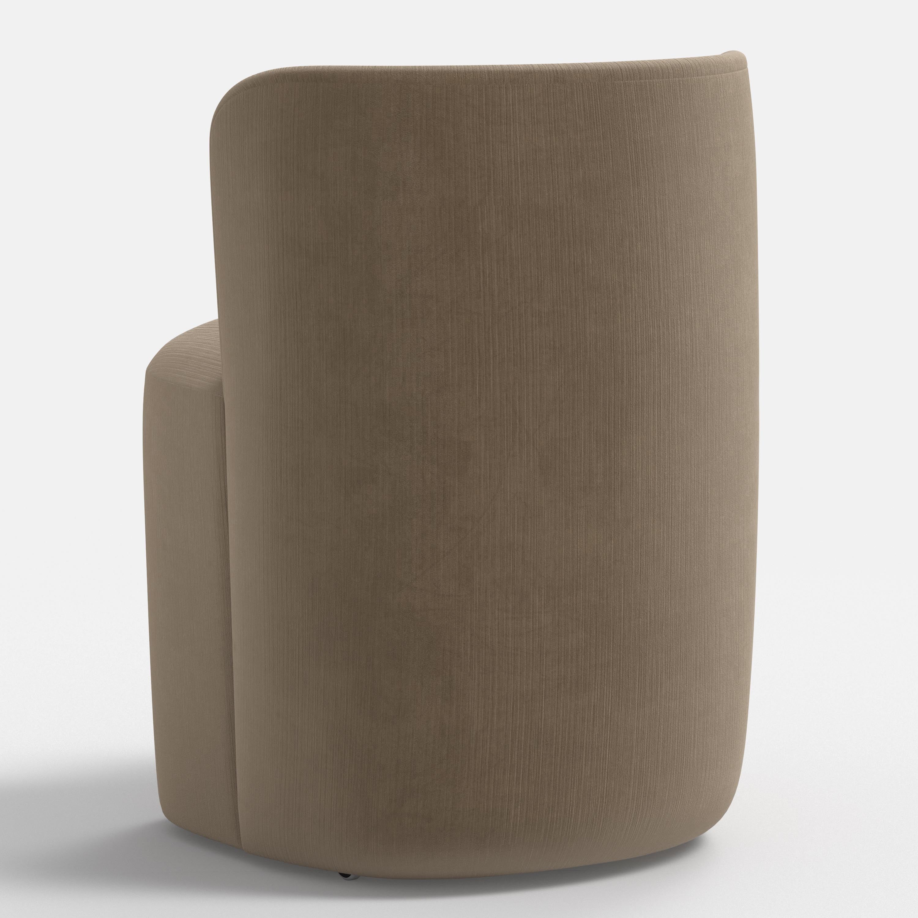 Gail Dining Chair in Performance Velvet in Walnut