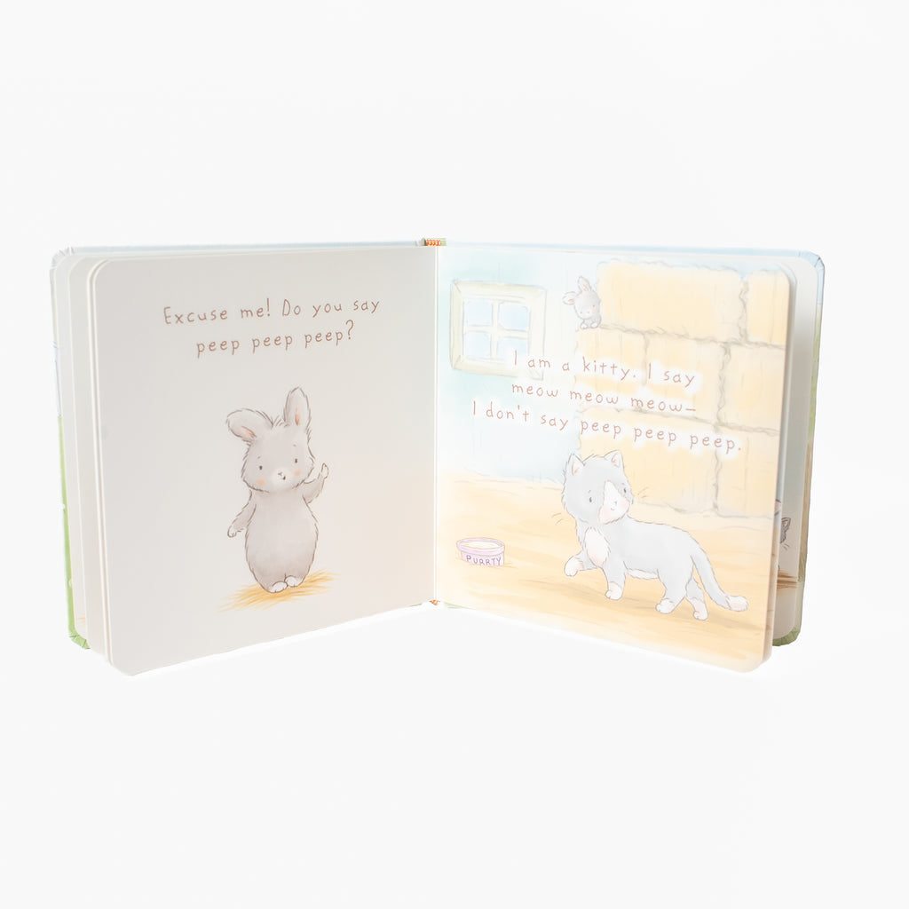 Who Says Peep Peep Board Book