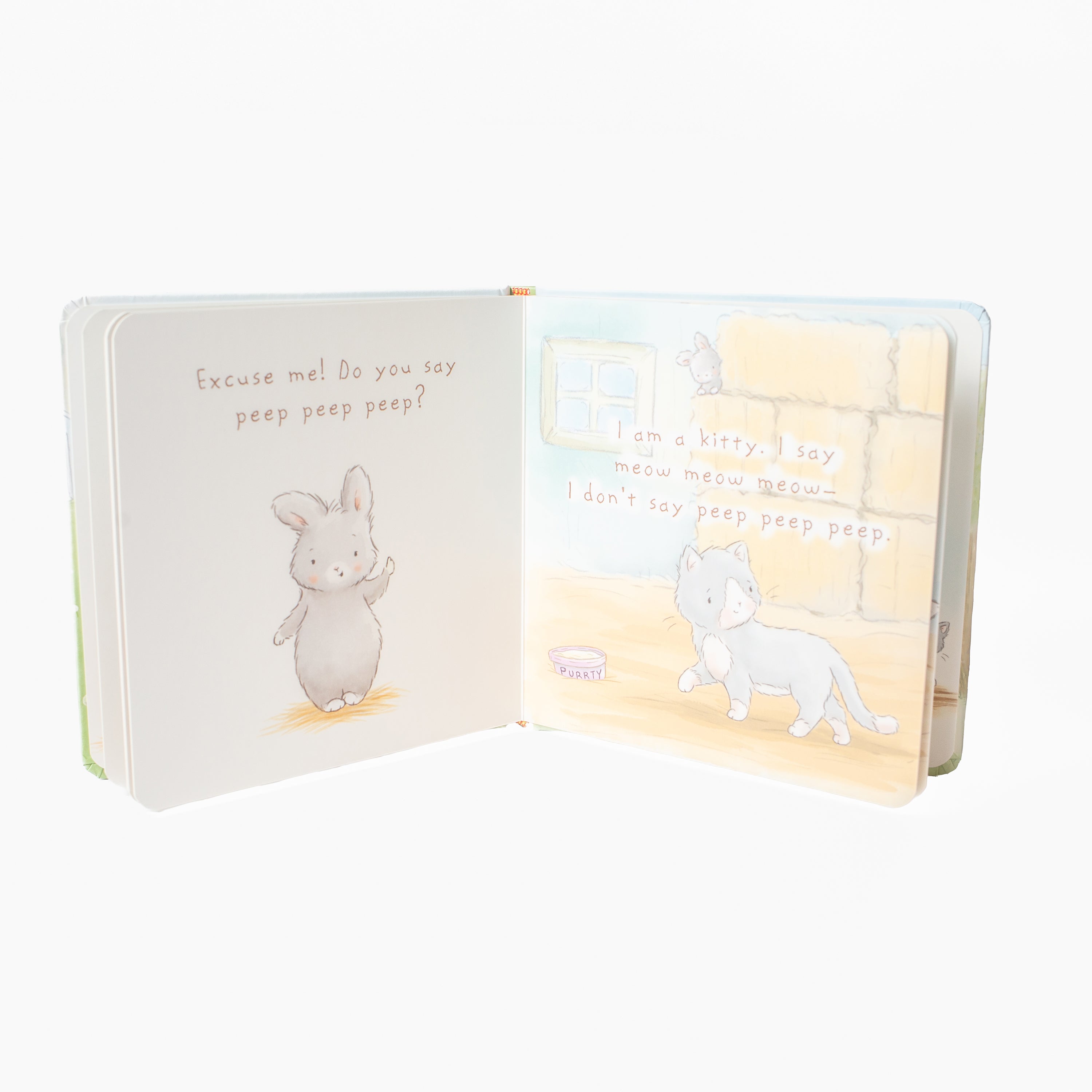 Who Says Peep Peep Board Book