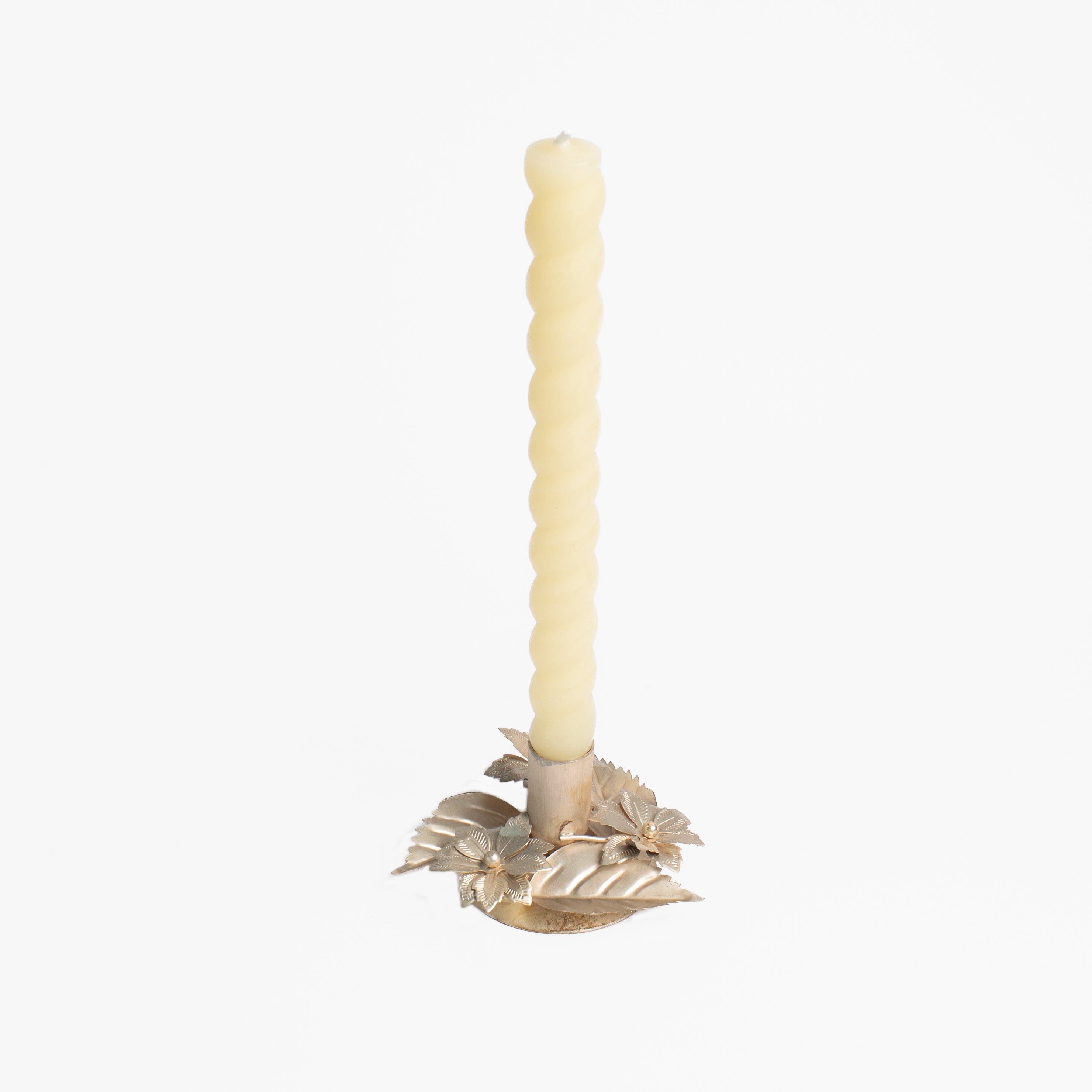 Poinsettia Taper Candle Holder