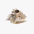 Poinsettia Taper Candle Holder