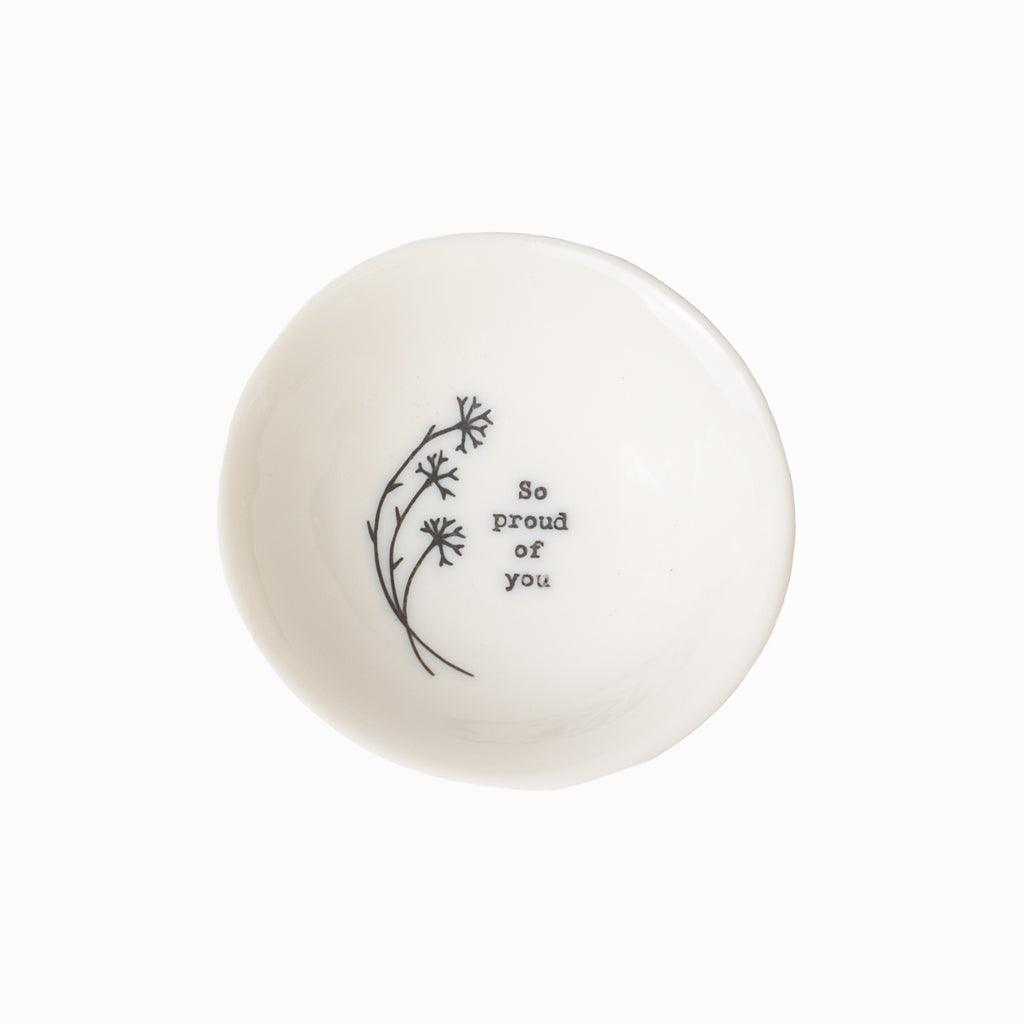 Sweet Words Porcelain Bowls