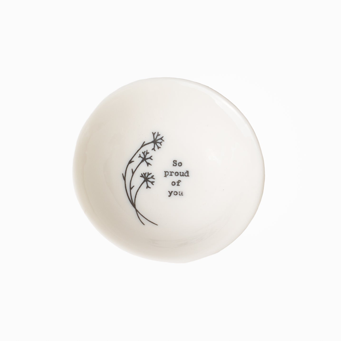 Sweet Words Porcelain Bowls