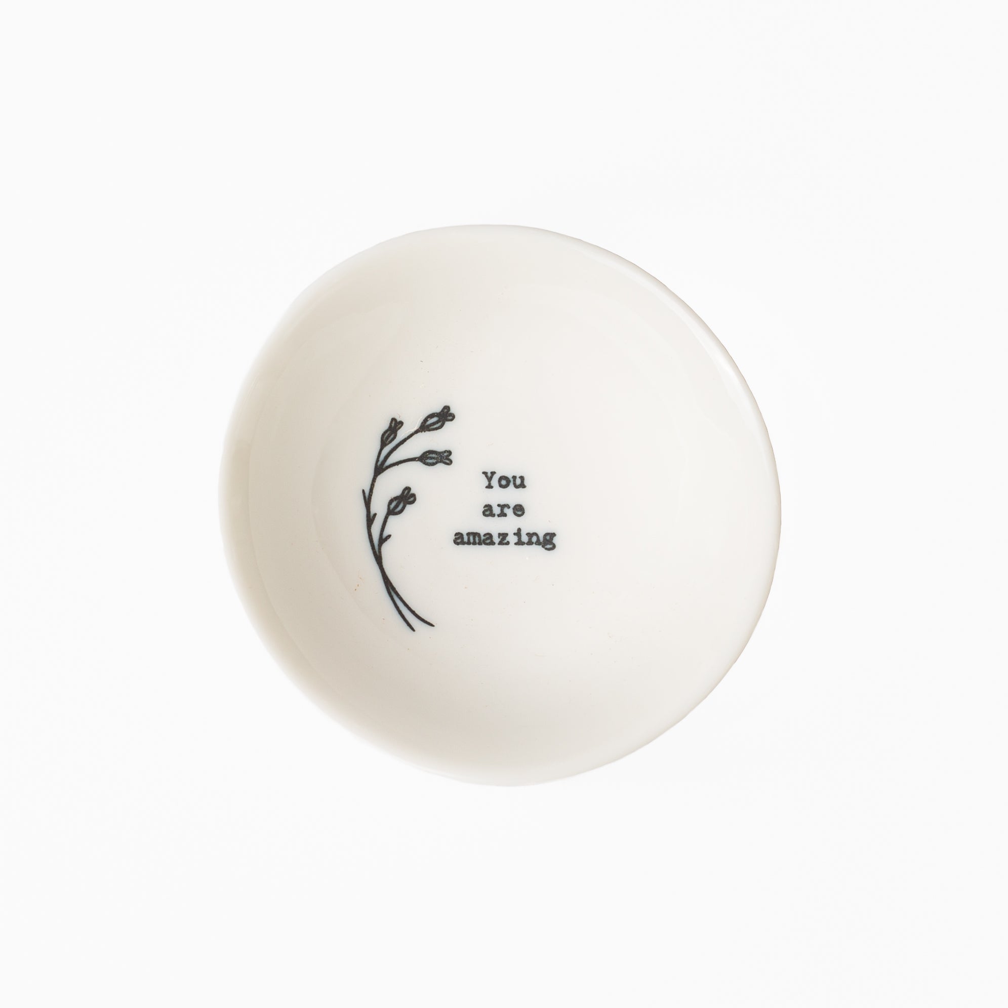 Sweet Words Porcelain Bowls
