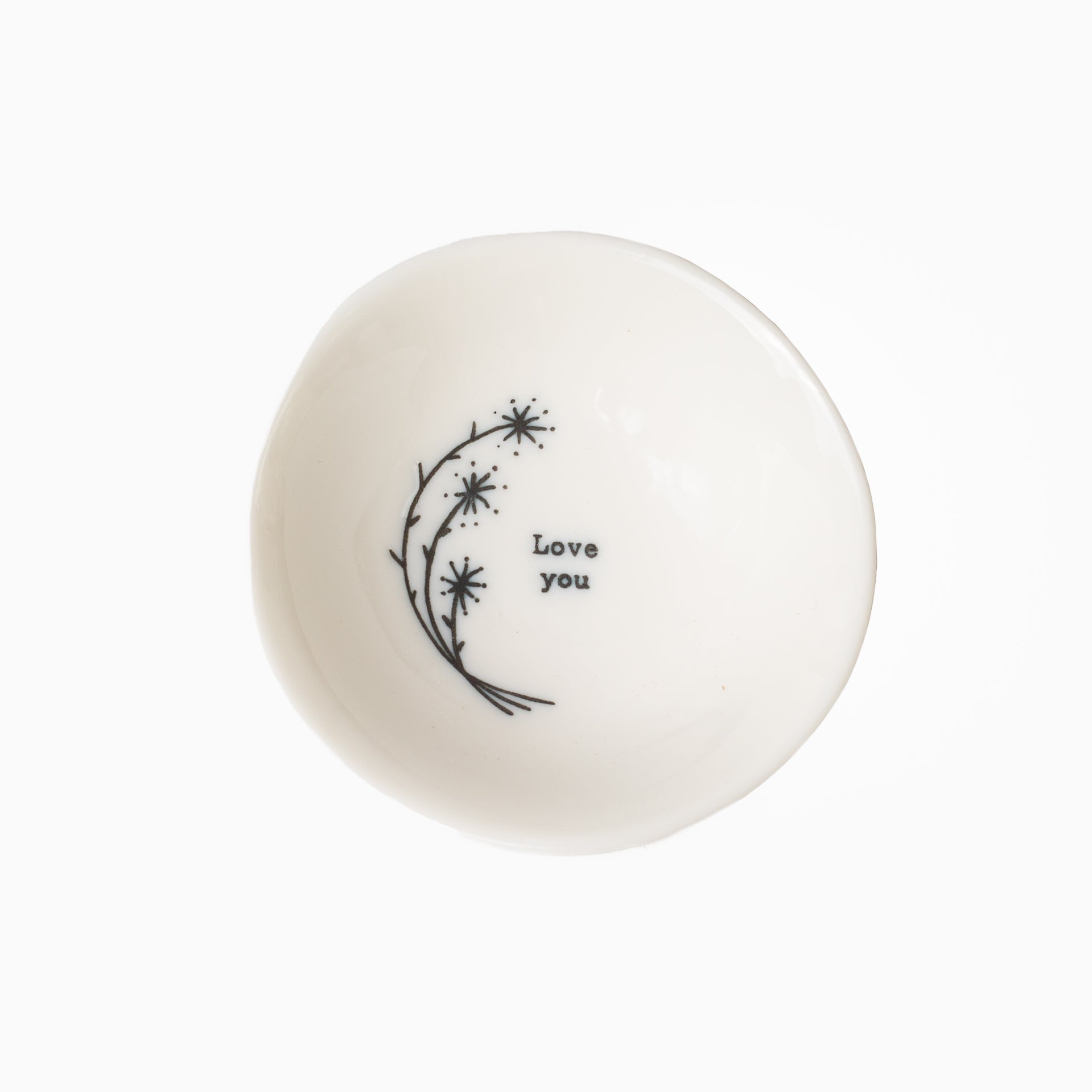 Sweet Words Porcelain Bowls
