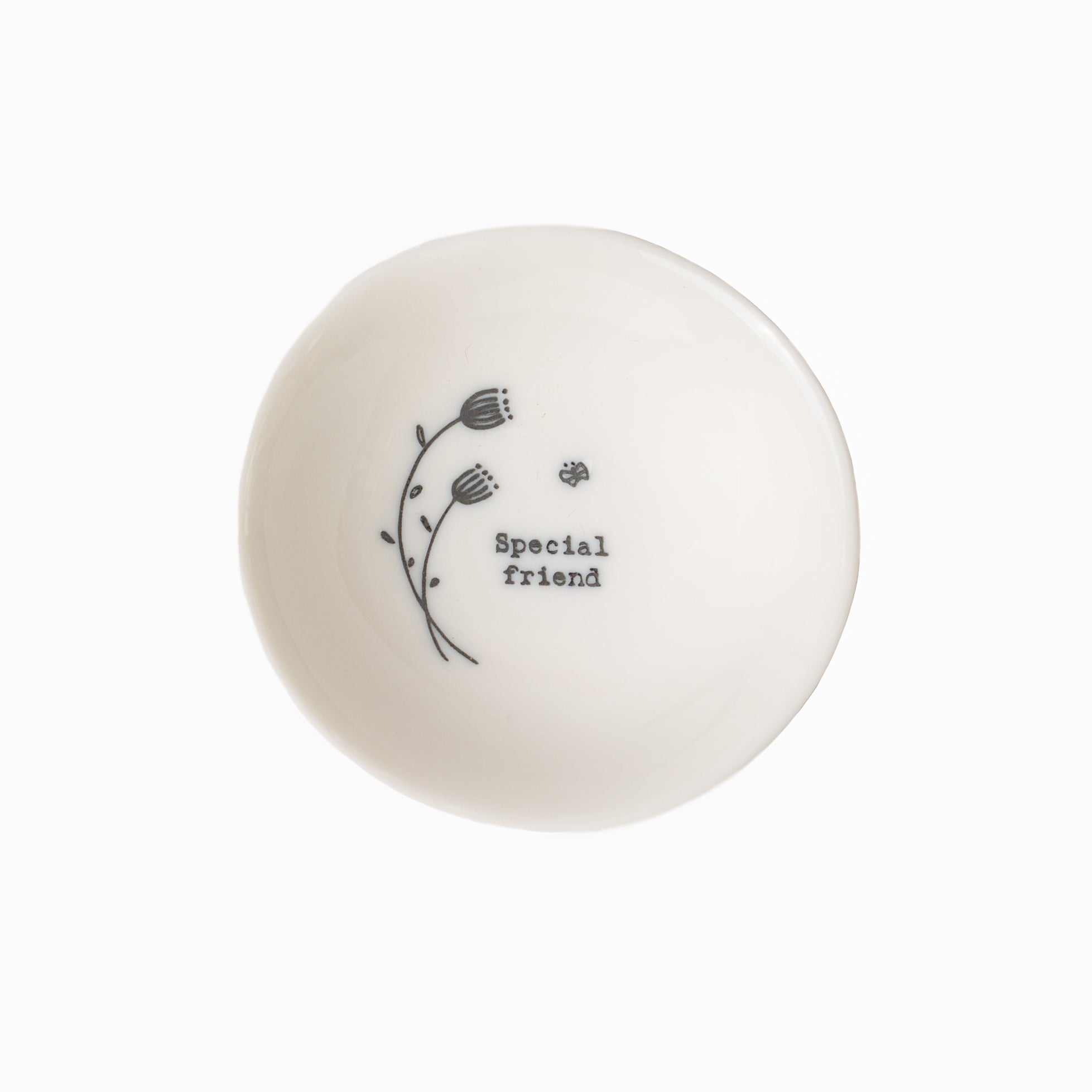 Sweet Words Porcelain Bowls