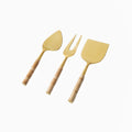Rattan Cheese Knife Set