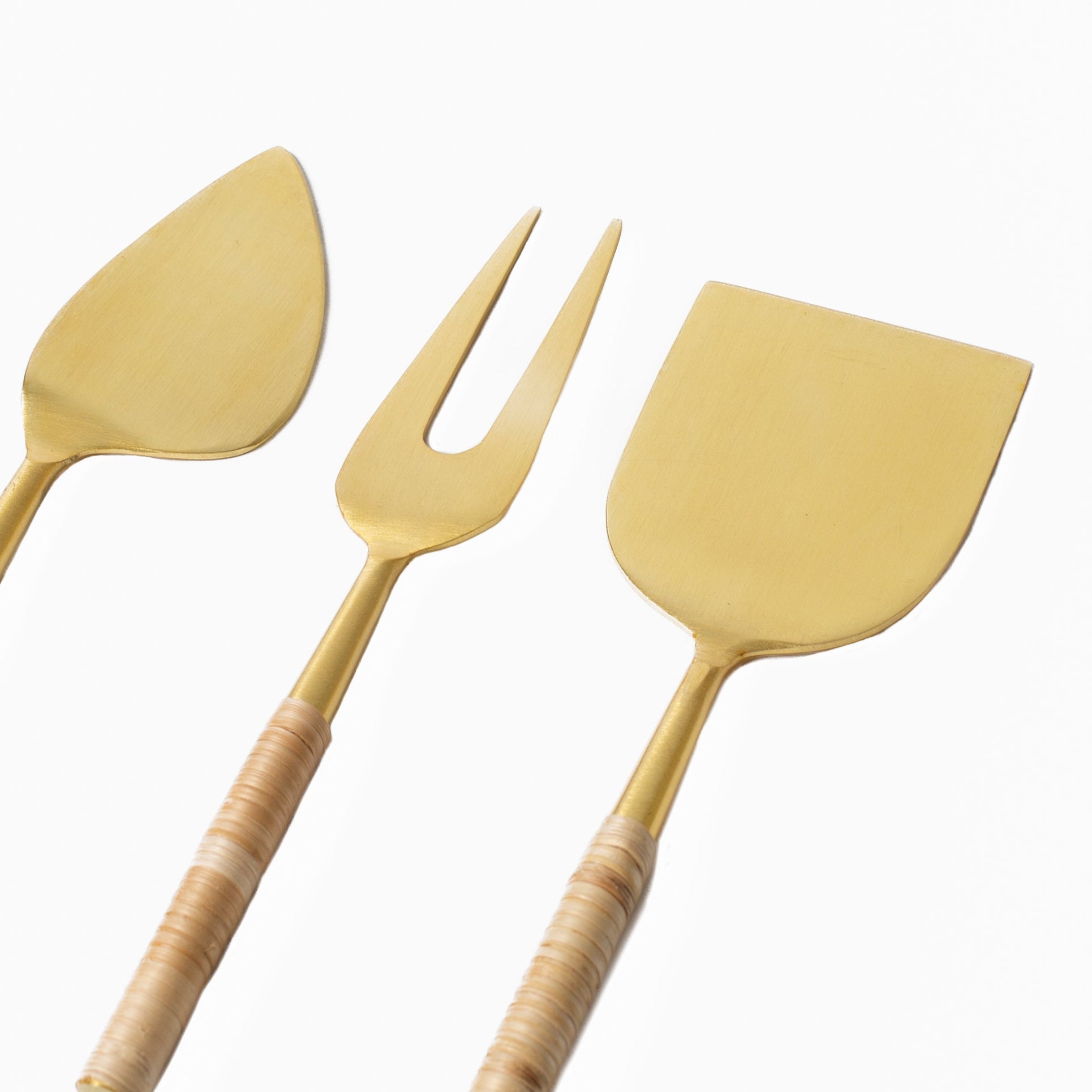 Rattan Cheese Knife Set