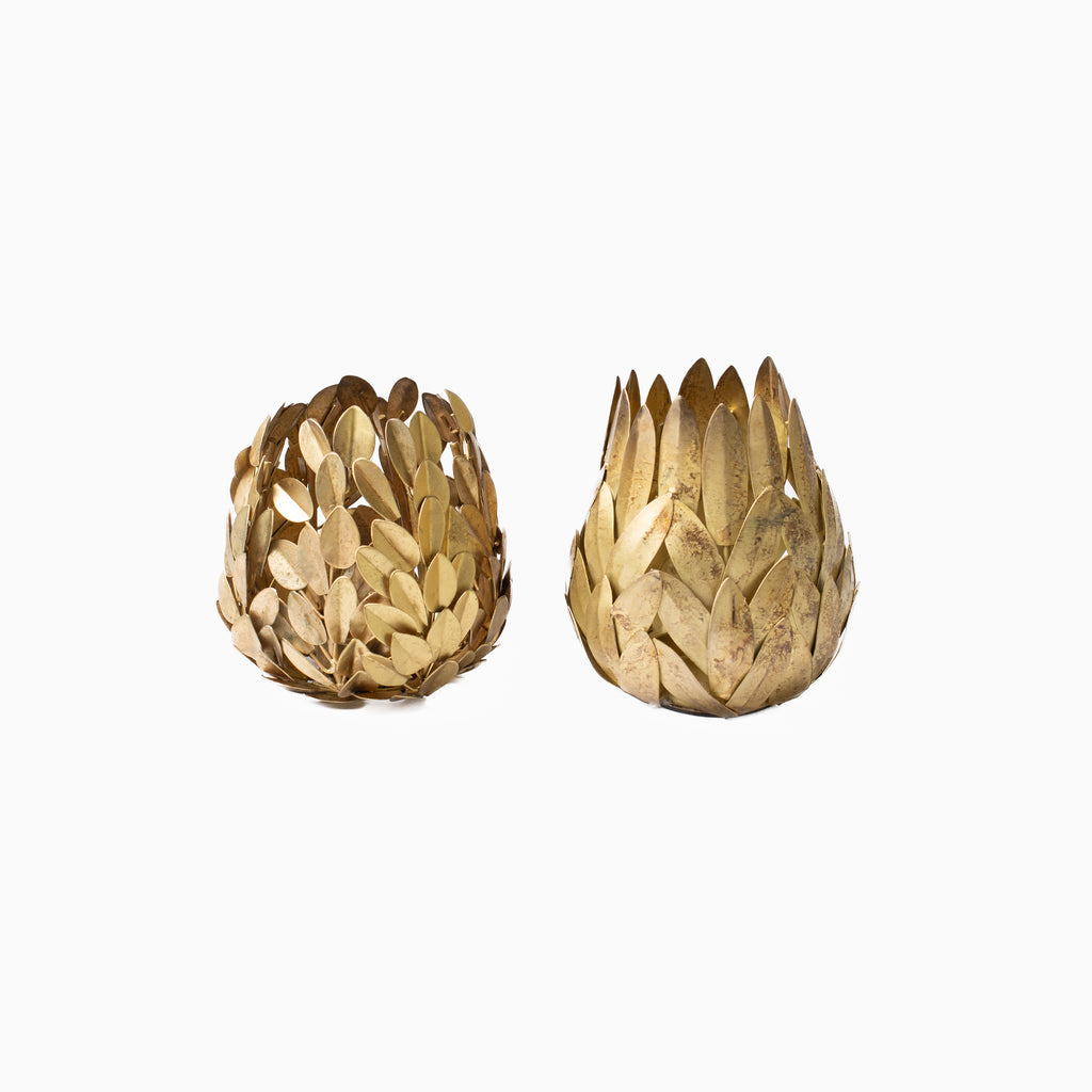 Benedict Welded Pinecone Votive