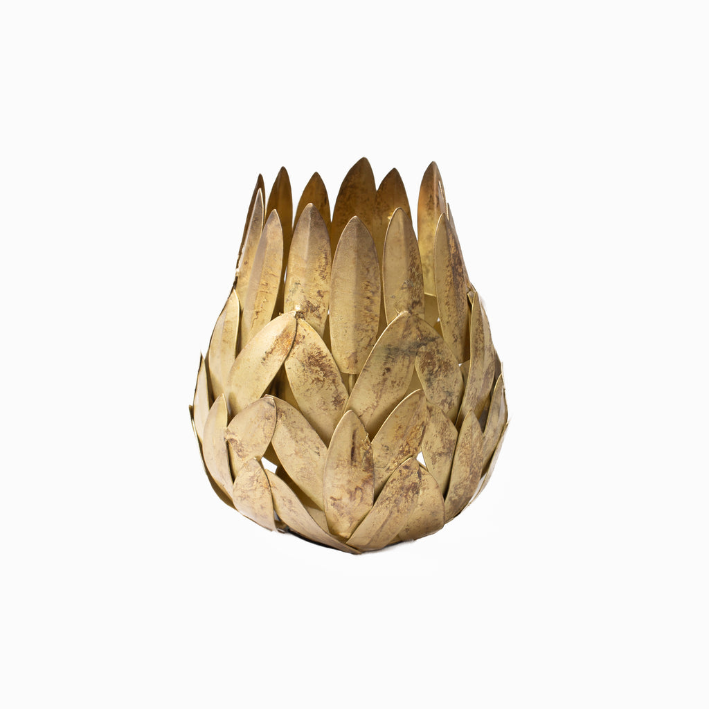 Benedict Welded Pinecone Votive