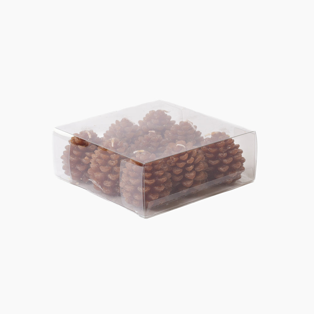 Pinecone Tea Light Set