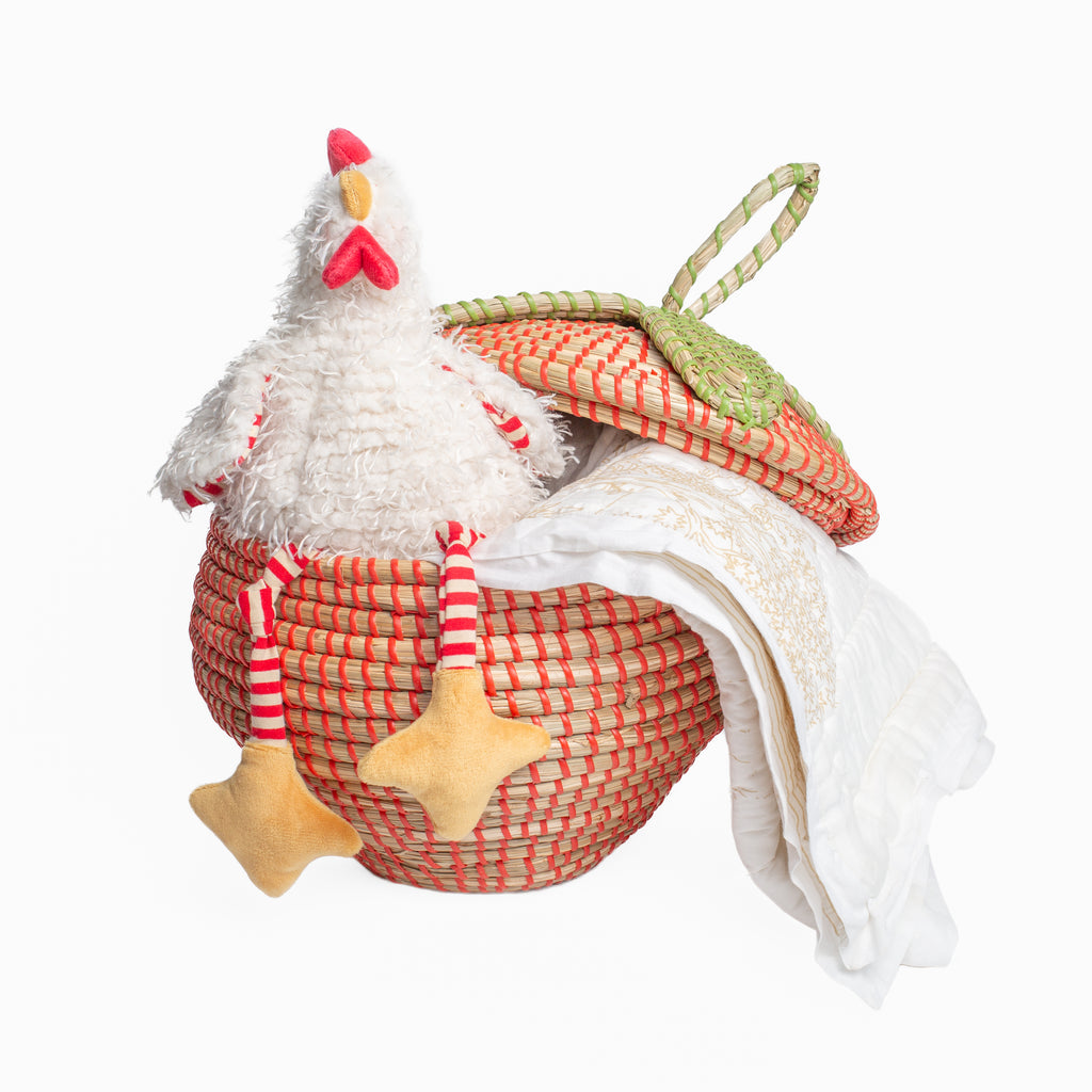 Strawberry Seagrass Basket