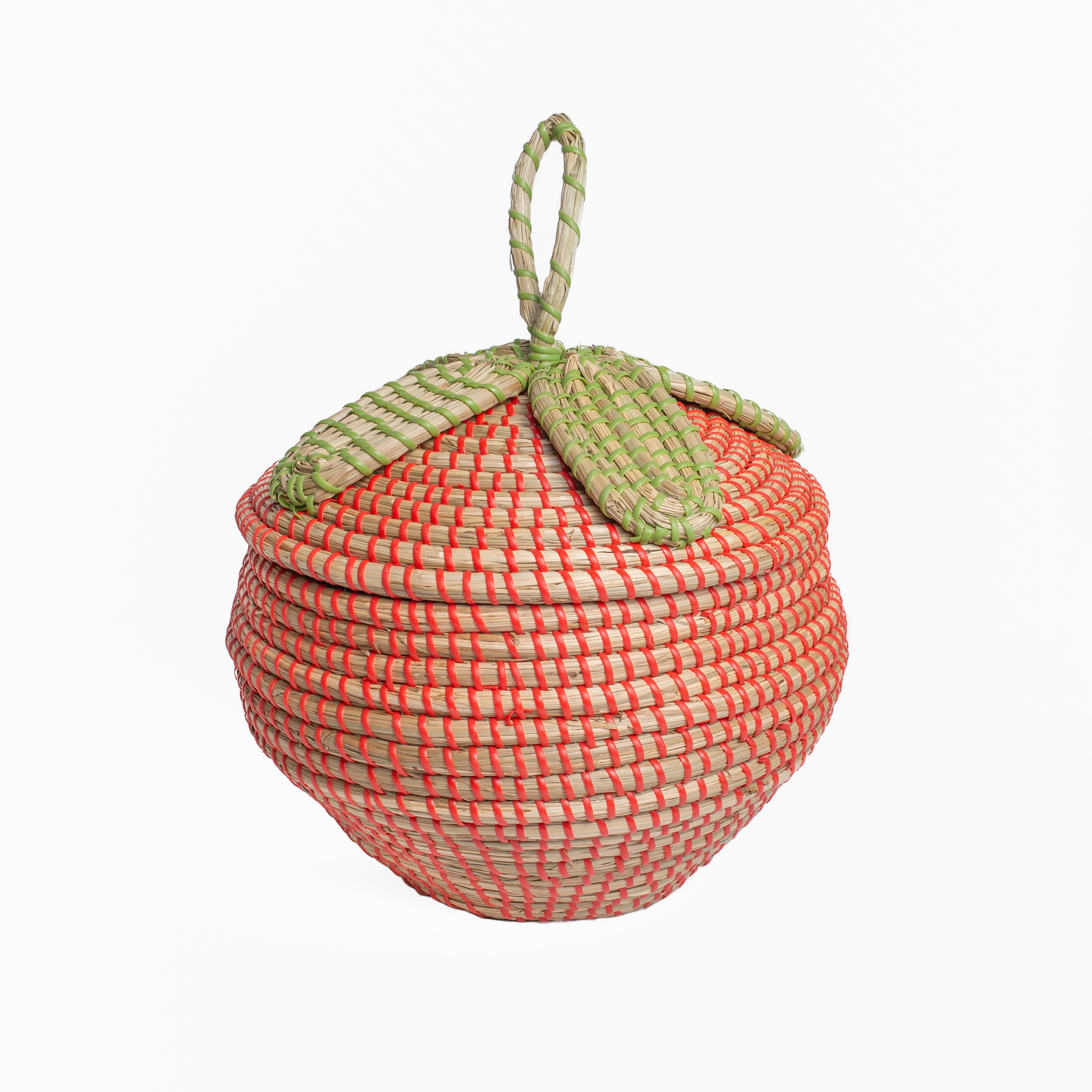 Strawberry Seagrass Basket