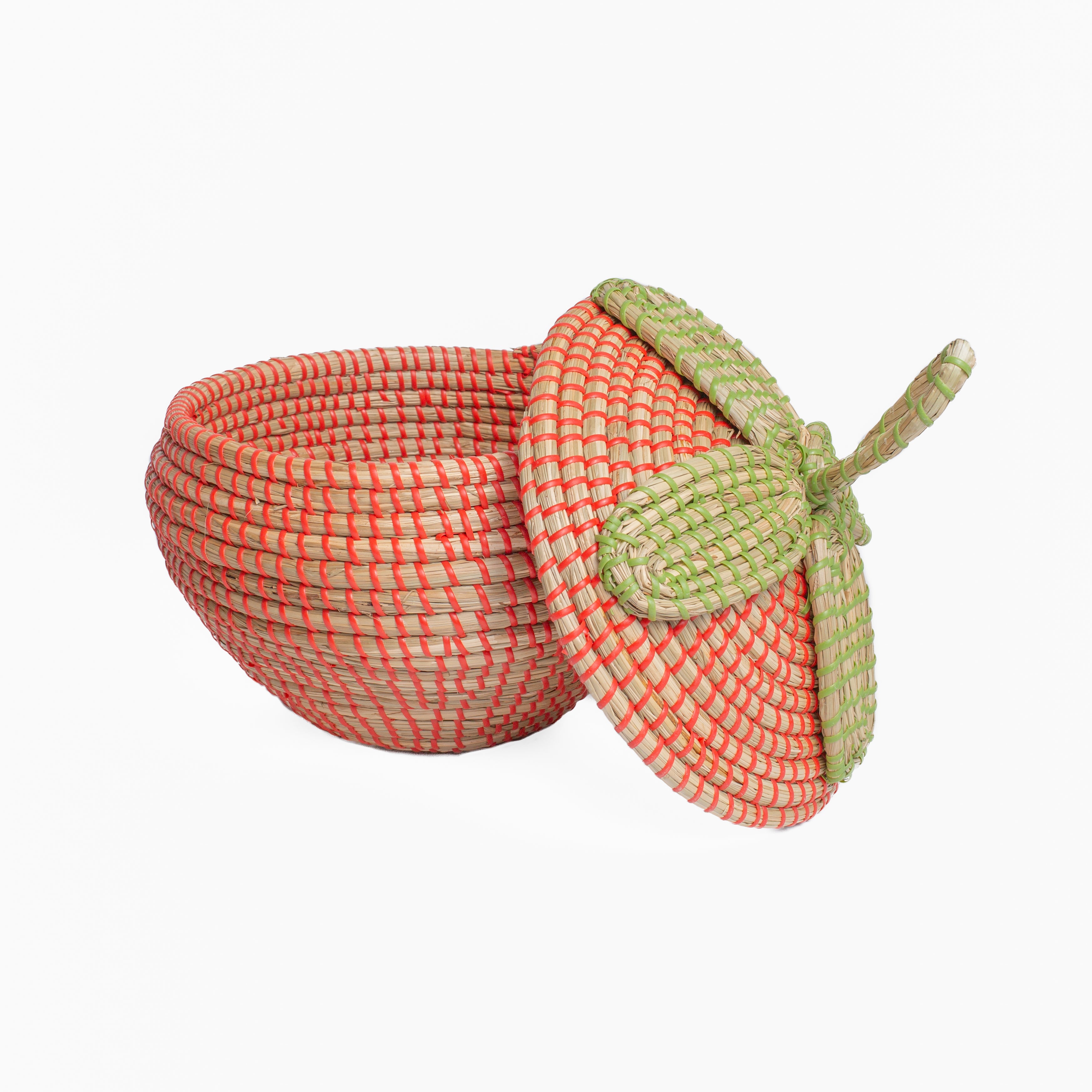 Strawberry Seagrass Basket