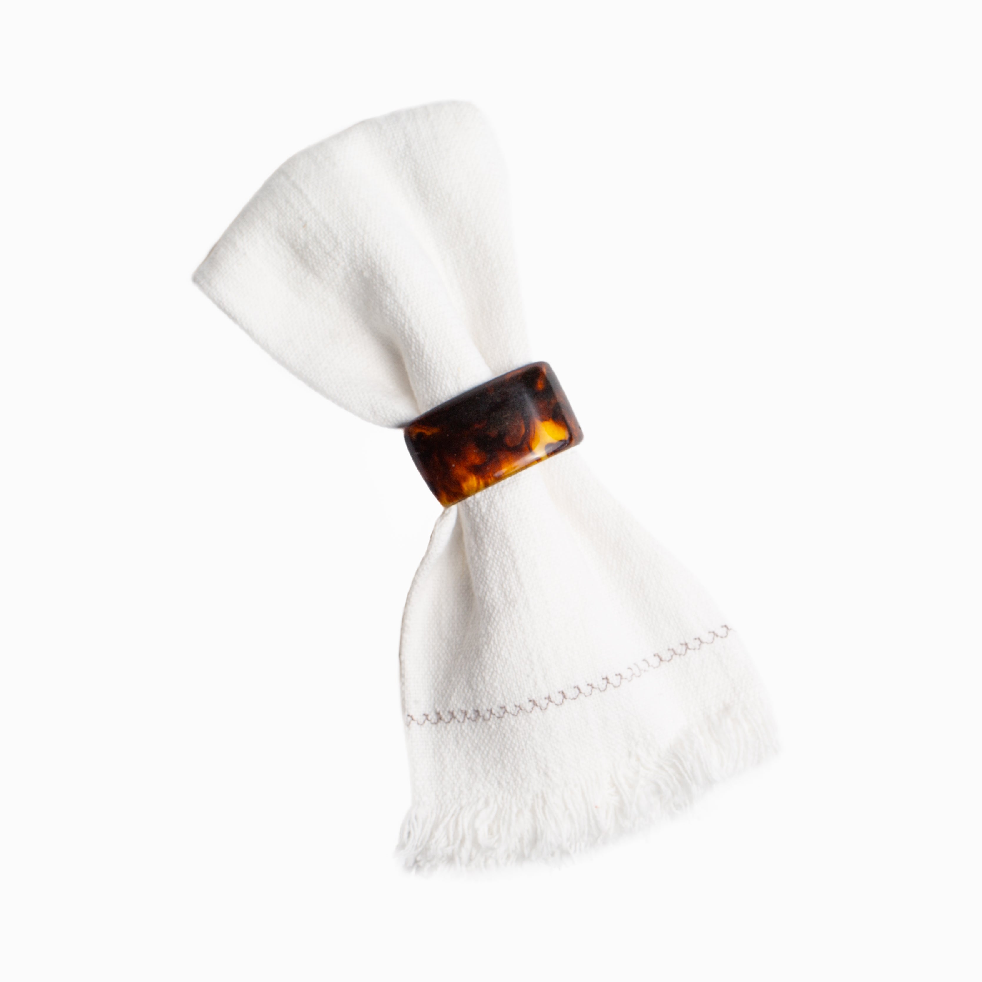 Tortoise Shell Napkin Rings