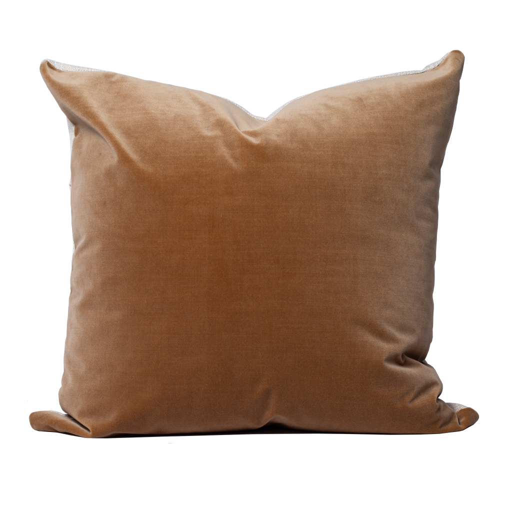 S|H Saddle Velvet Designer Pillow Cover