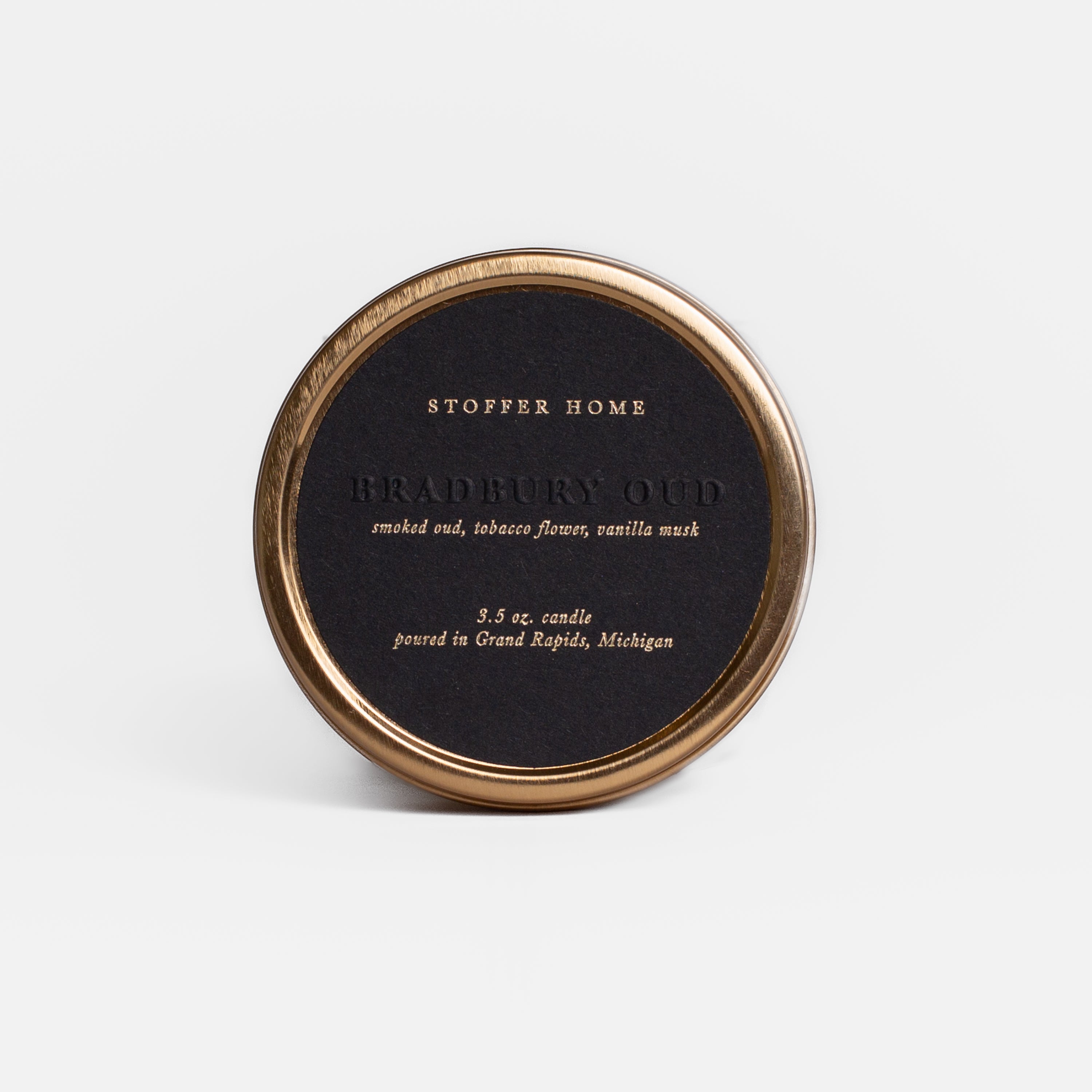 Bradbury Oud Candle Tin