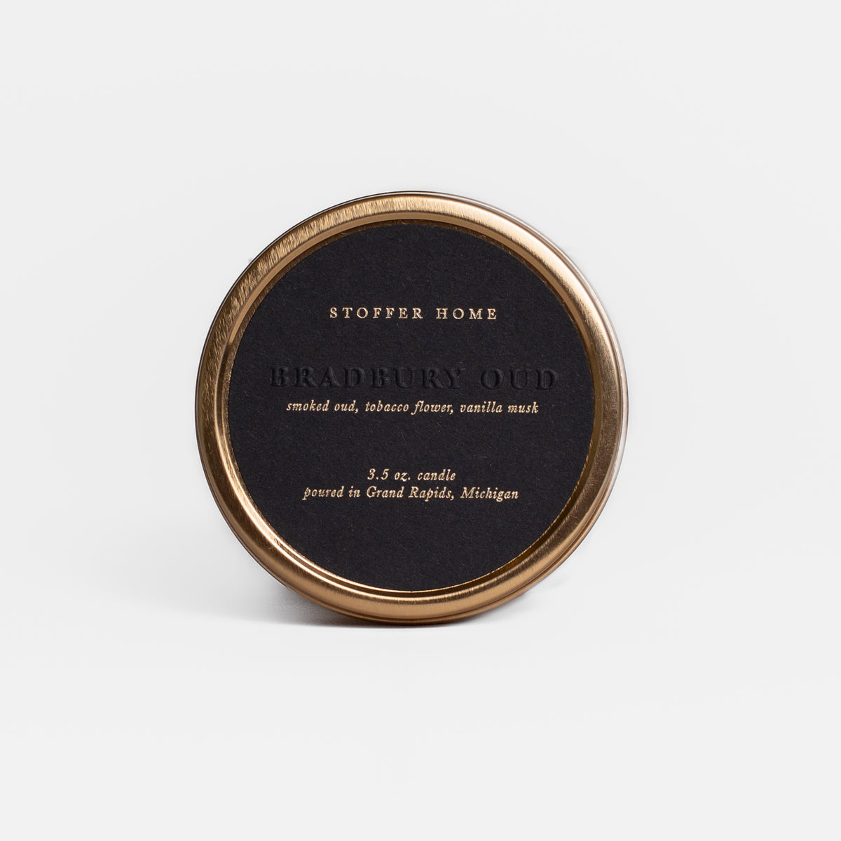 Bradbury Oud Candle Tin