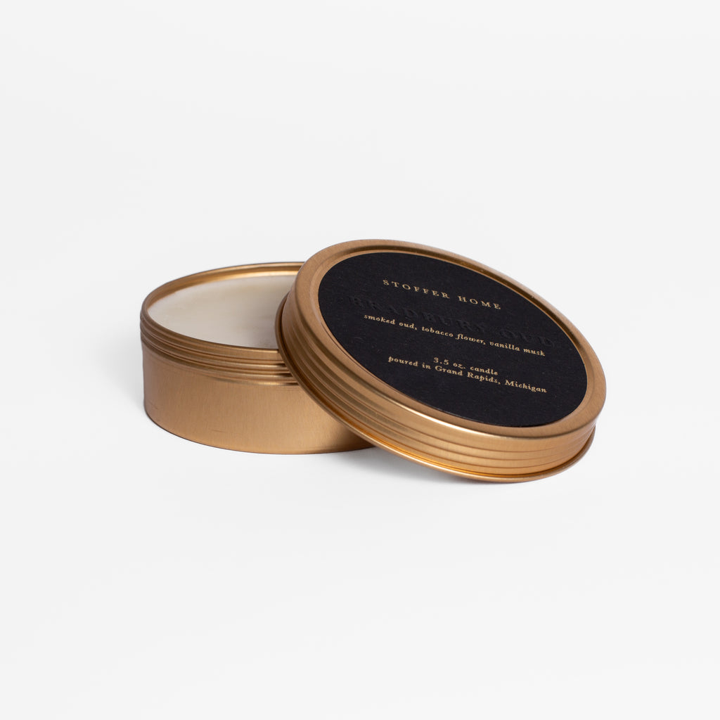Bradbury Oud Candle Tin