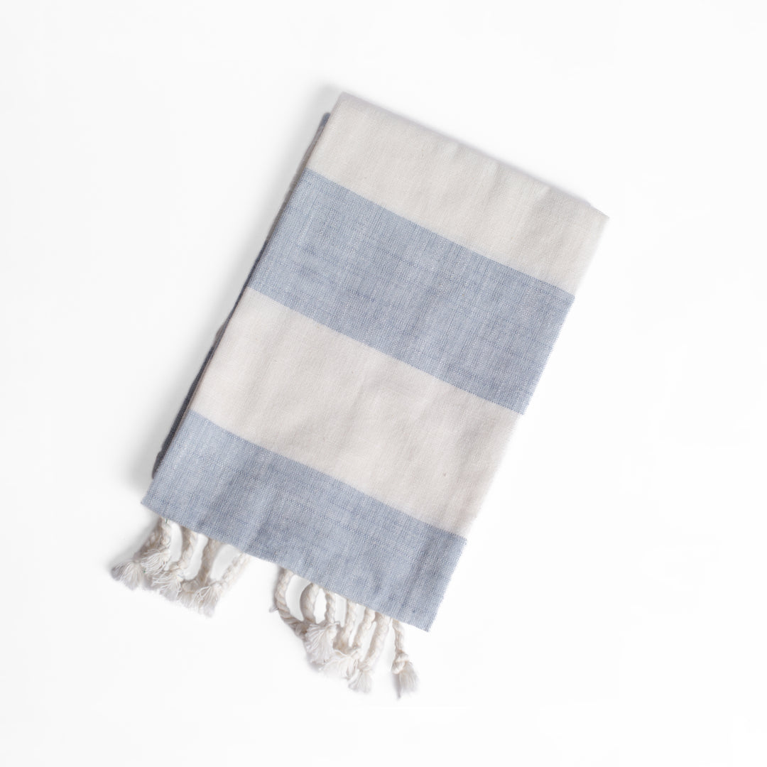 Striped Tea Towels with Tassels