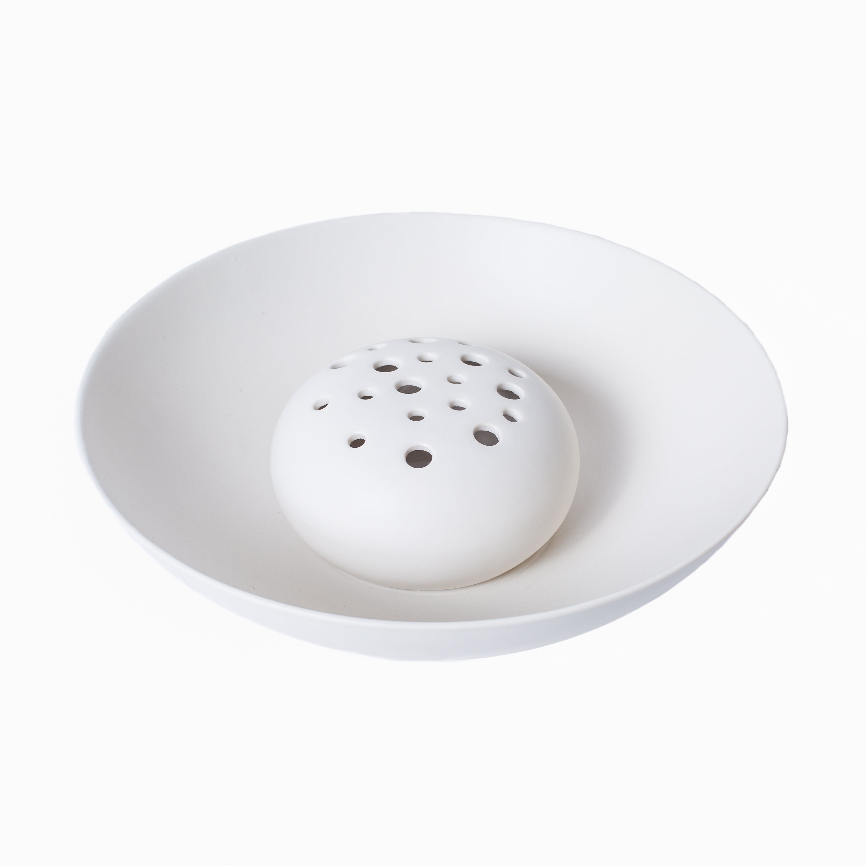 Bloom Ceramic Flower Frog Bowl