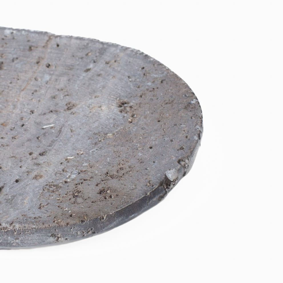 Oval Travertine Soap Dish