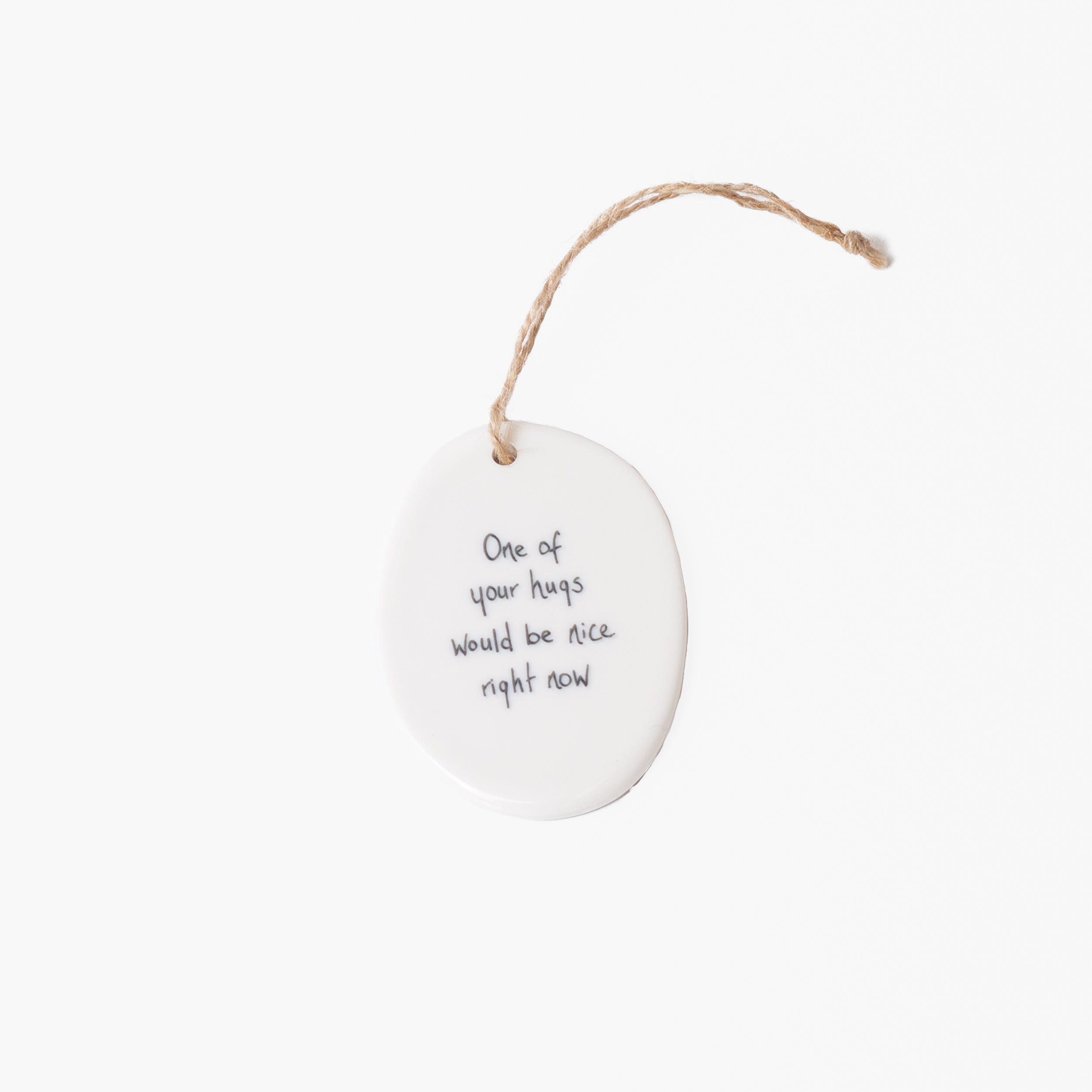 Oval Sentiment Ornaments
