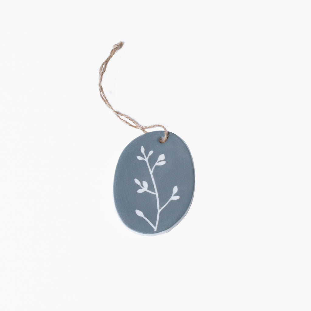 Oval Sentiment Ornaments