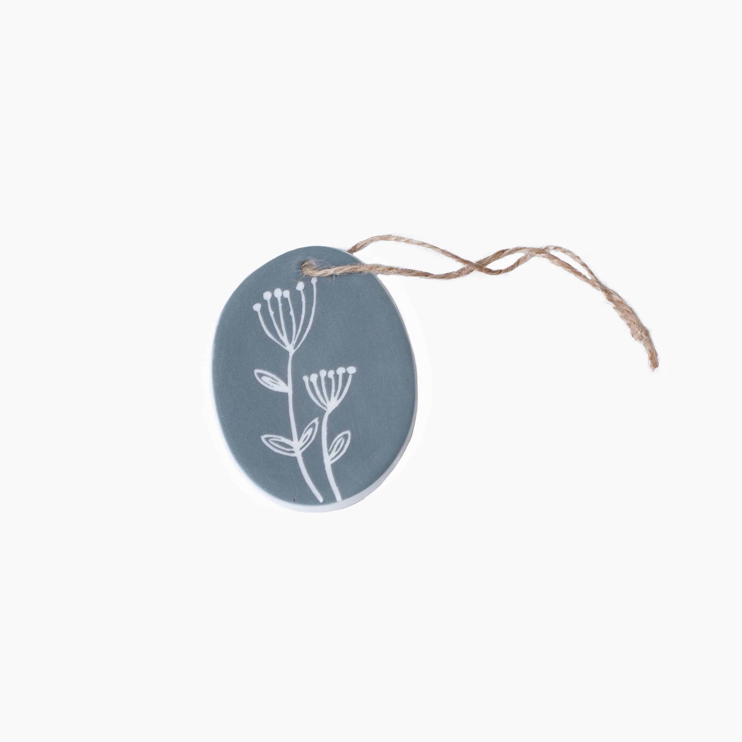 Oval Sentiment Ornaments