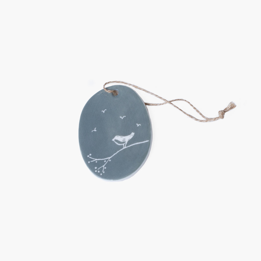 Oval Sentiment Ornaments