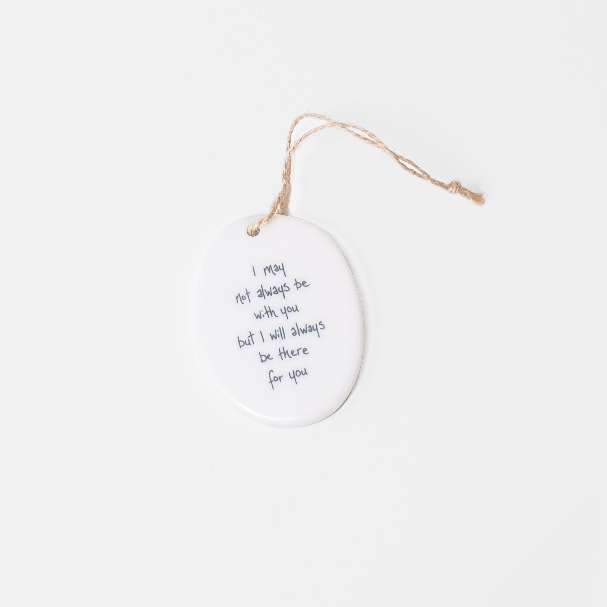 Oval Sentiment Ornaments