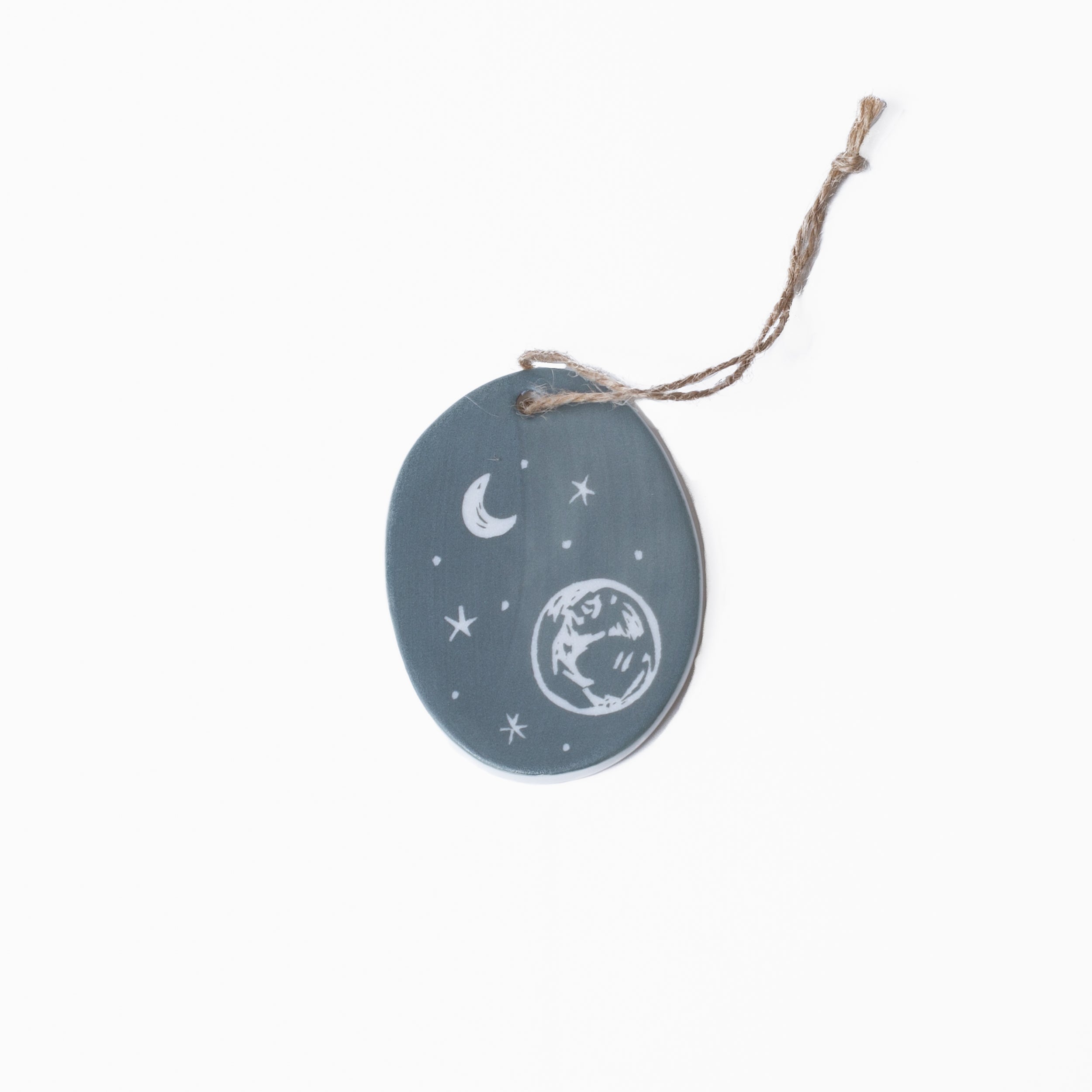 Oval Sentiment Ornaments