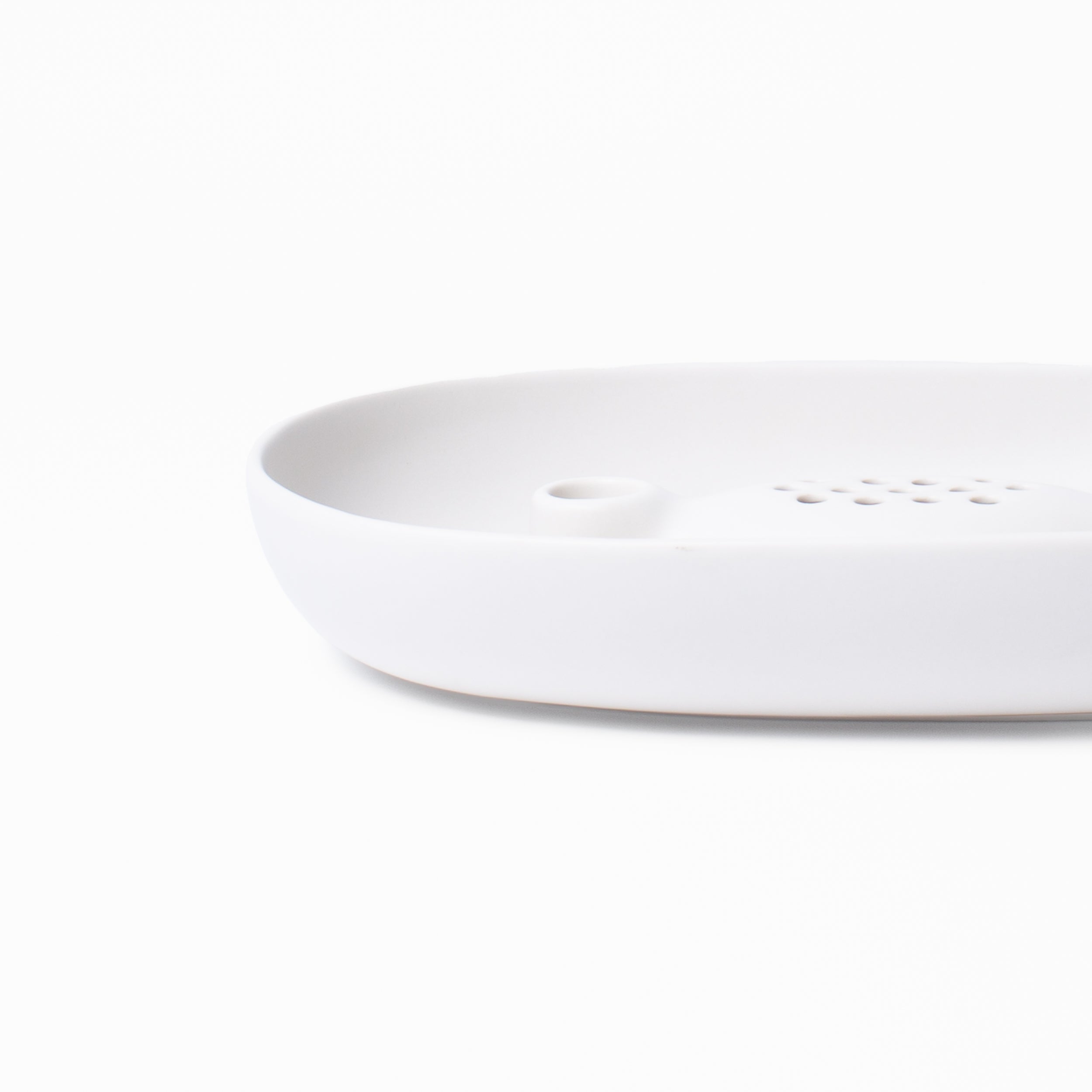 Bloom Ceramic Flower Frog Bowl & Taper Holder